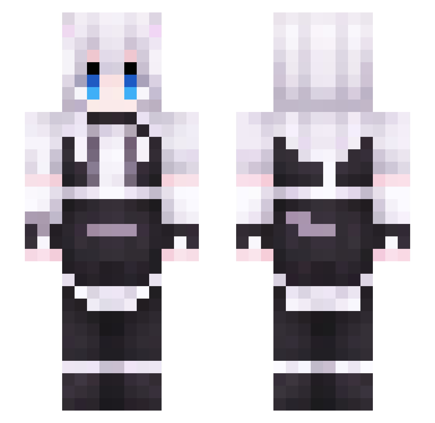 diange_pao Minecraft skin, front and back view