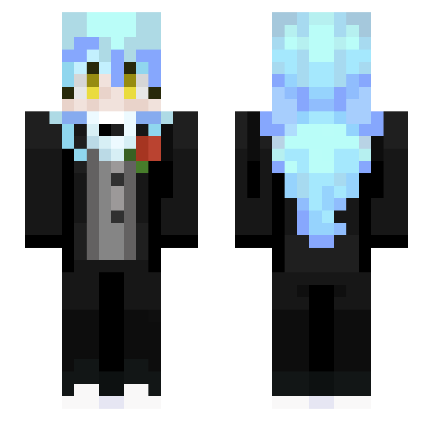 ImaTakeNap Minecraft skin, front and back view