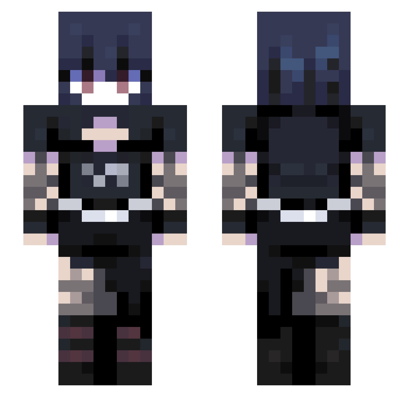 TomatoSoups_ Minecraft skin, front and back view