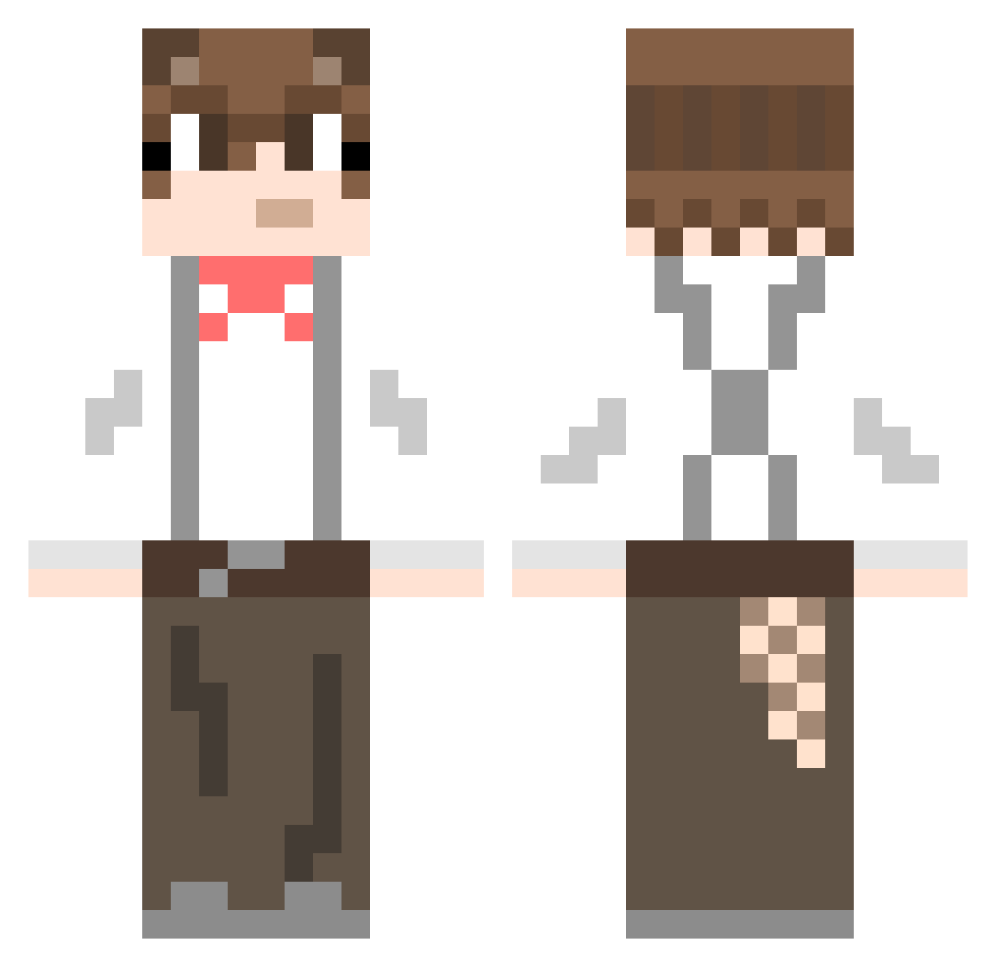 twincyssenpai Minecraft skin, front and back view