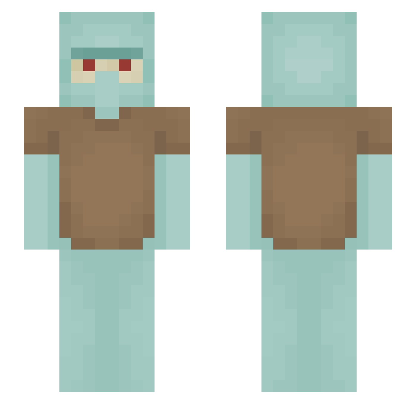 somberstephen Minecraft skin, front and back view