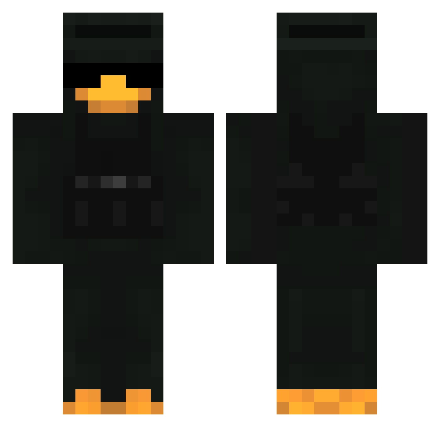 luchijajaxd Minecraft skin, front and back view