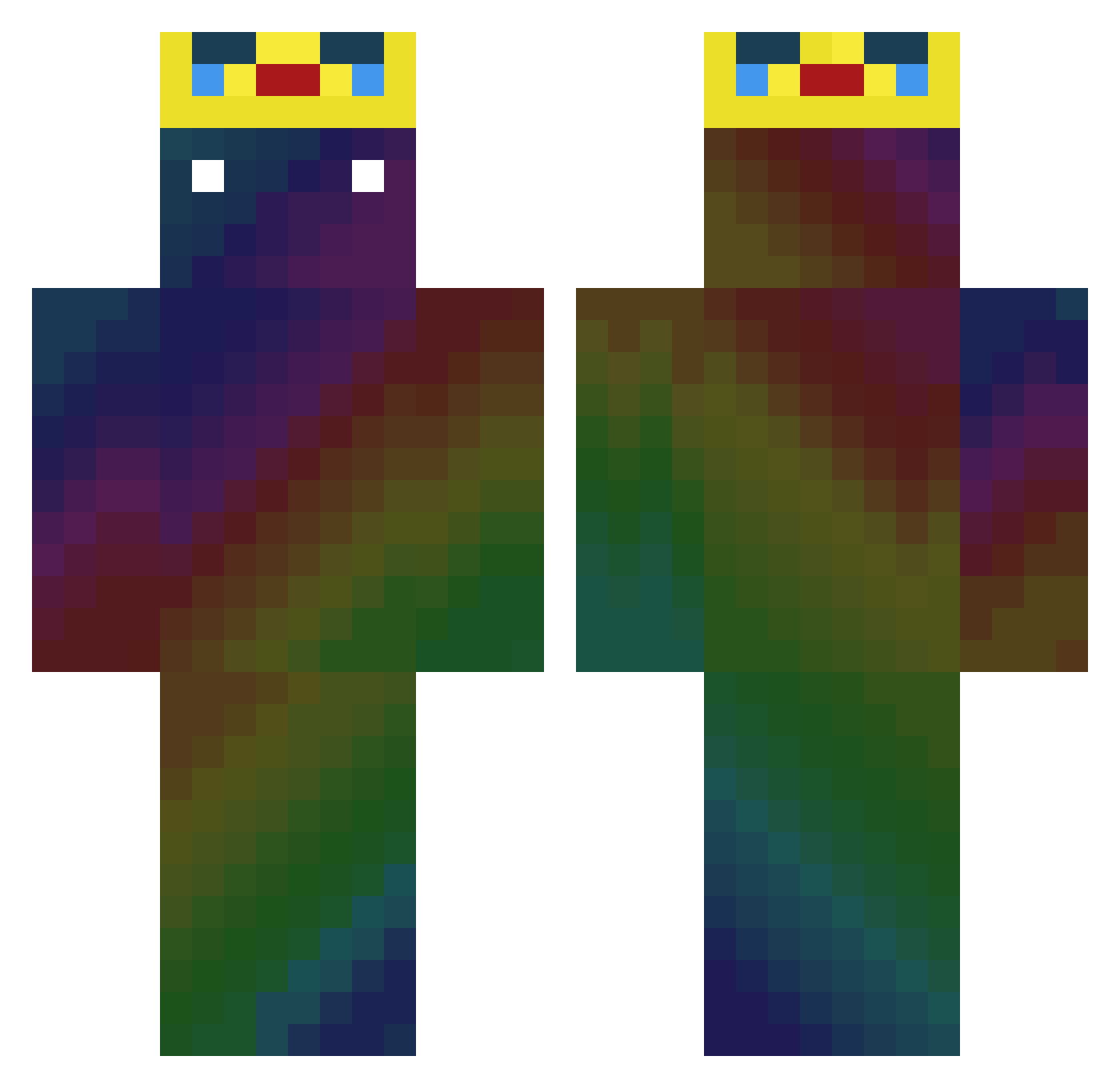 lucas_bp99 Minecraft skin, front and back view