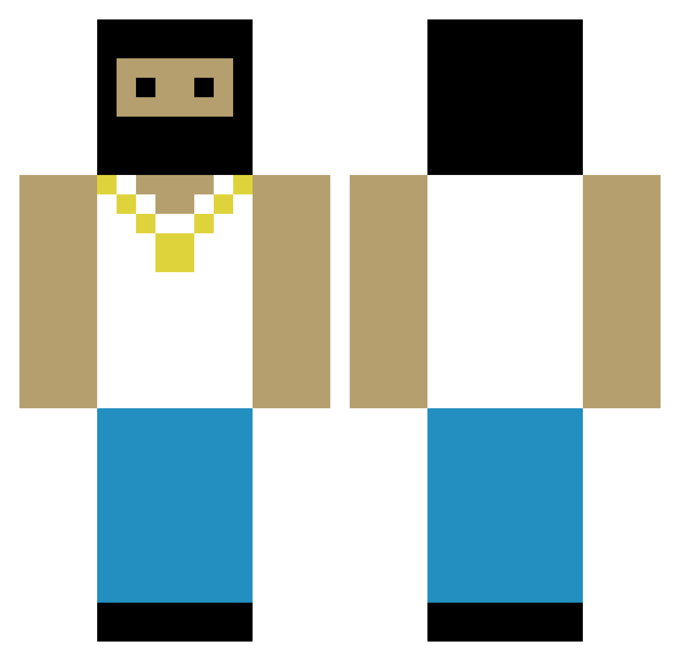 bor3k_ Minecraft skin, front and back view