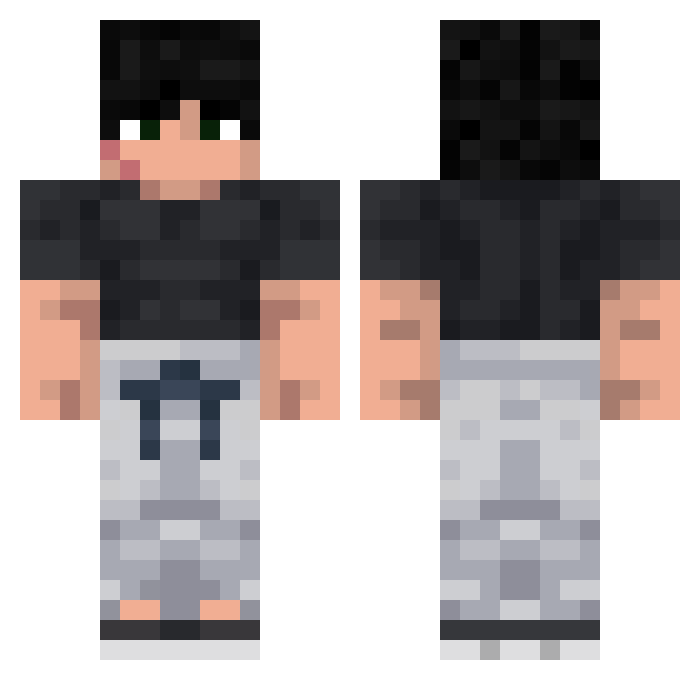 sebsebastian933 Minecraft skin, front and back view