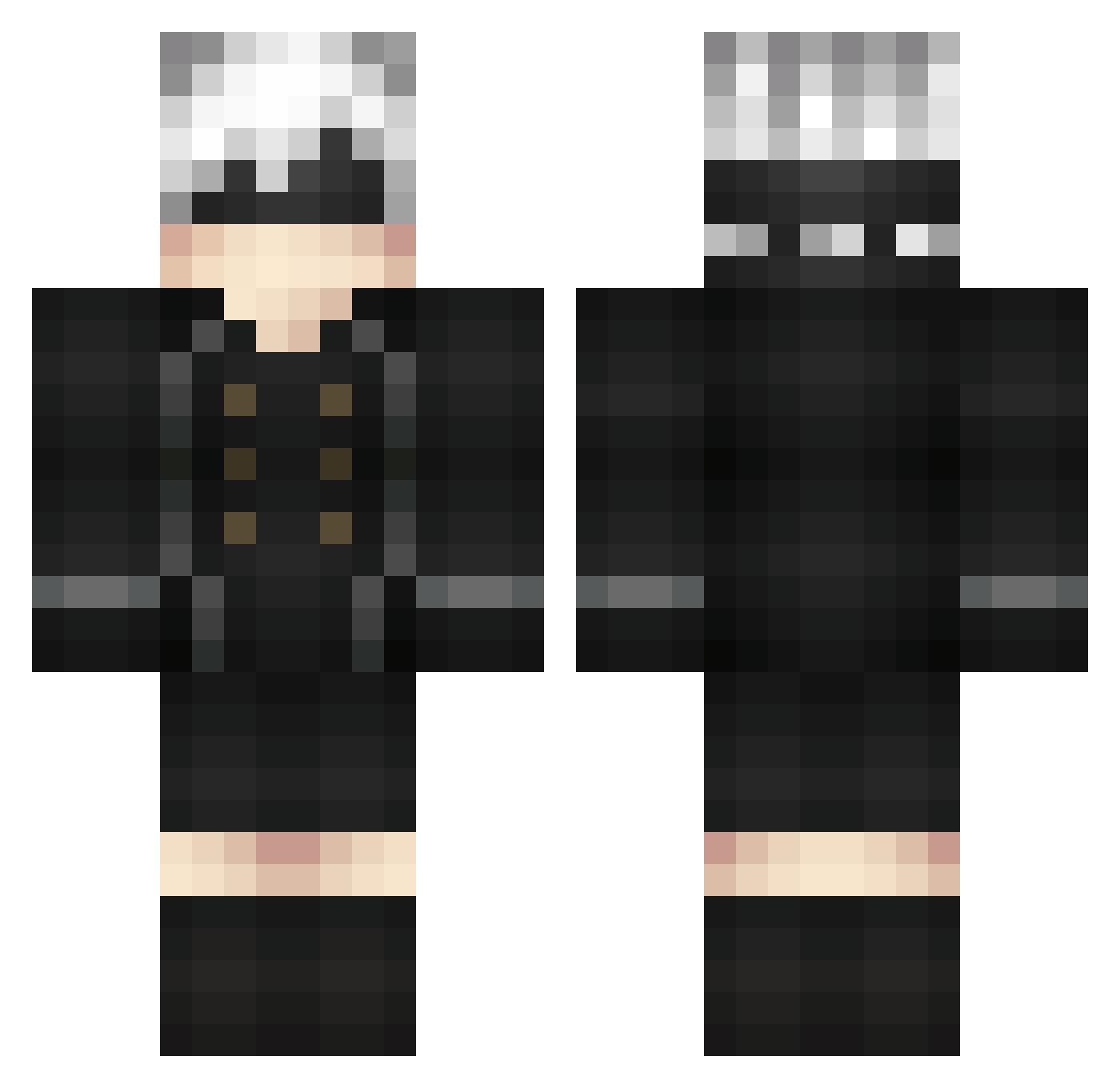 21_Alxn Minecraft skin, front and back view