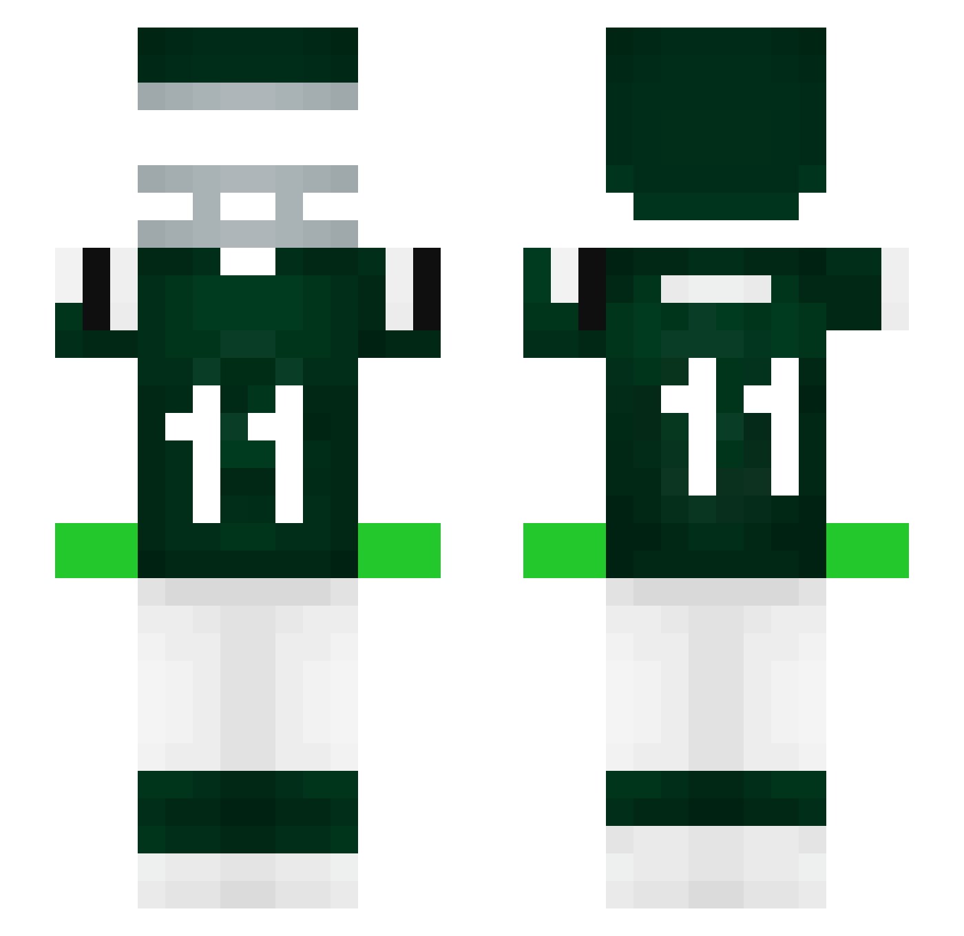 da_Vo1d Minecraft skin, front and back view