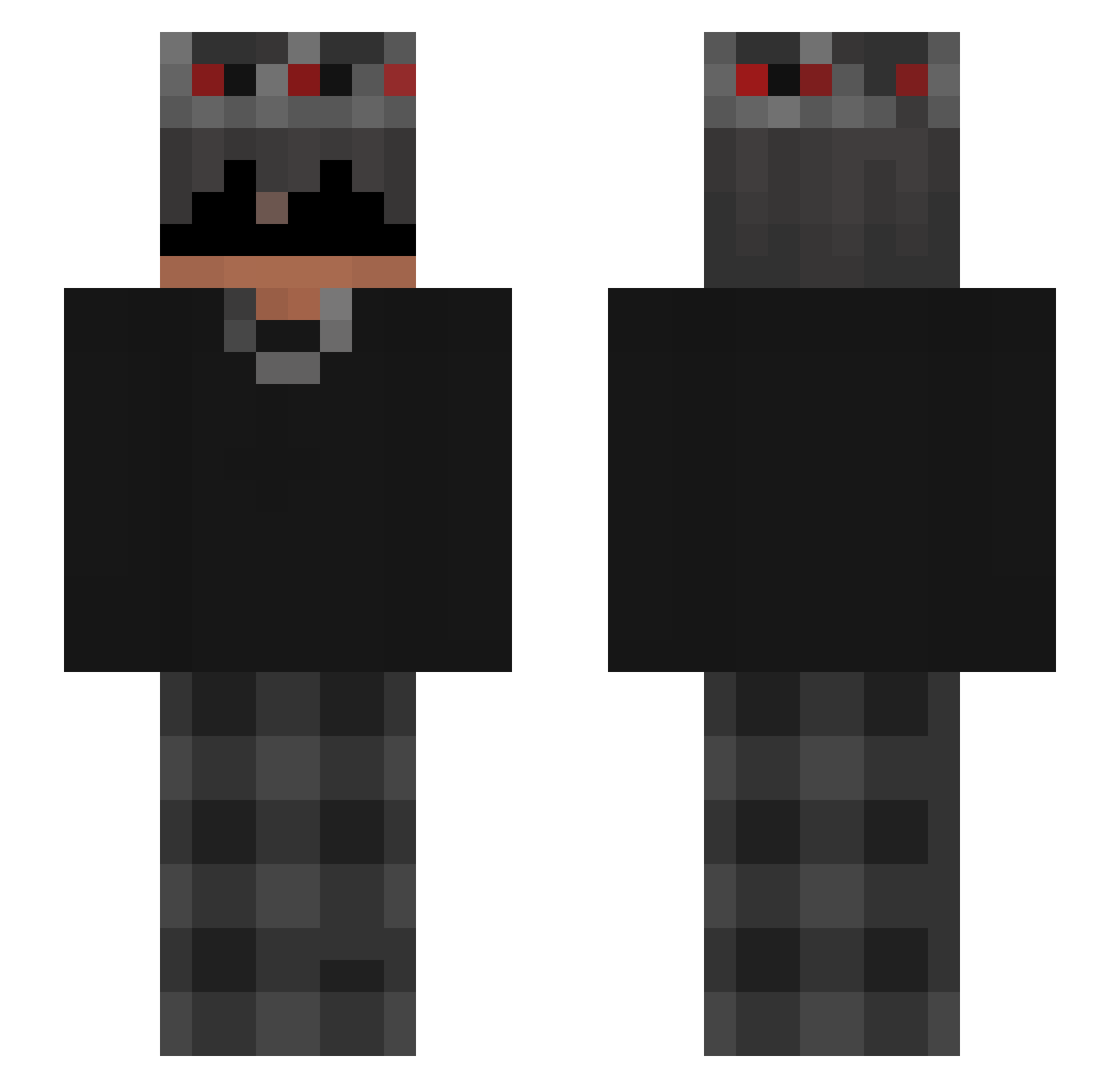 spocony_pawlinka Minecraft skin, front and back view