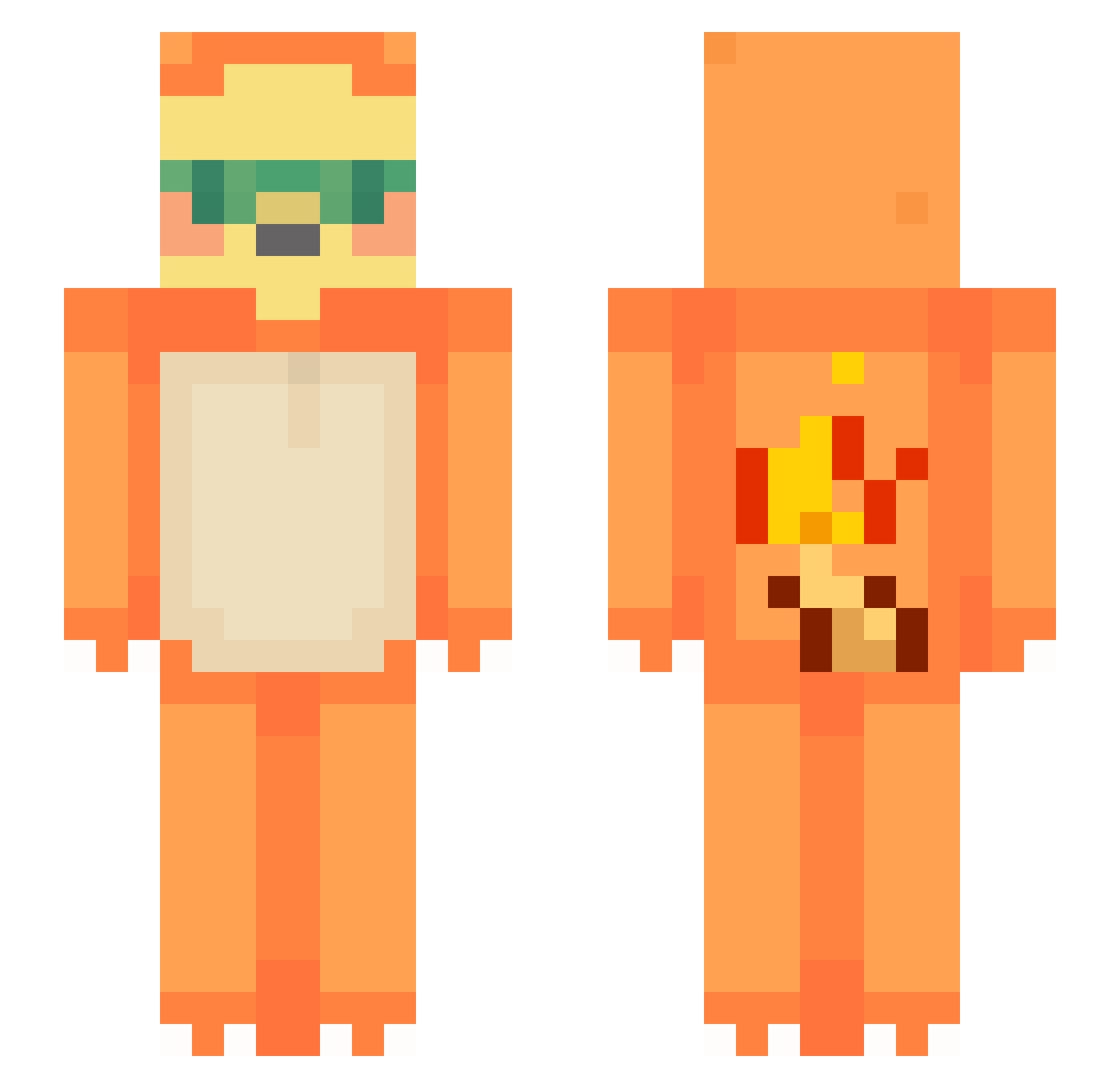 didianiel44 Minecraft skin, front and back view