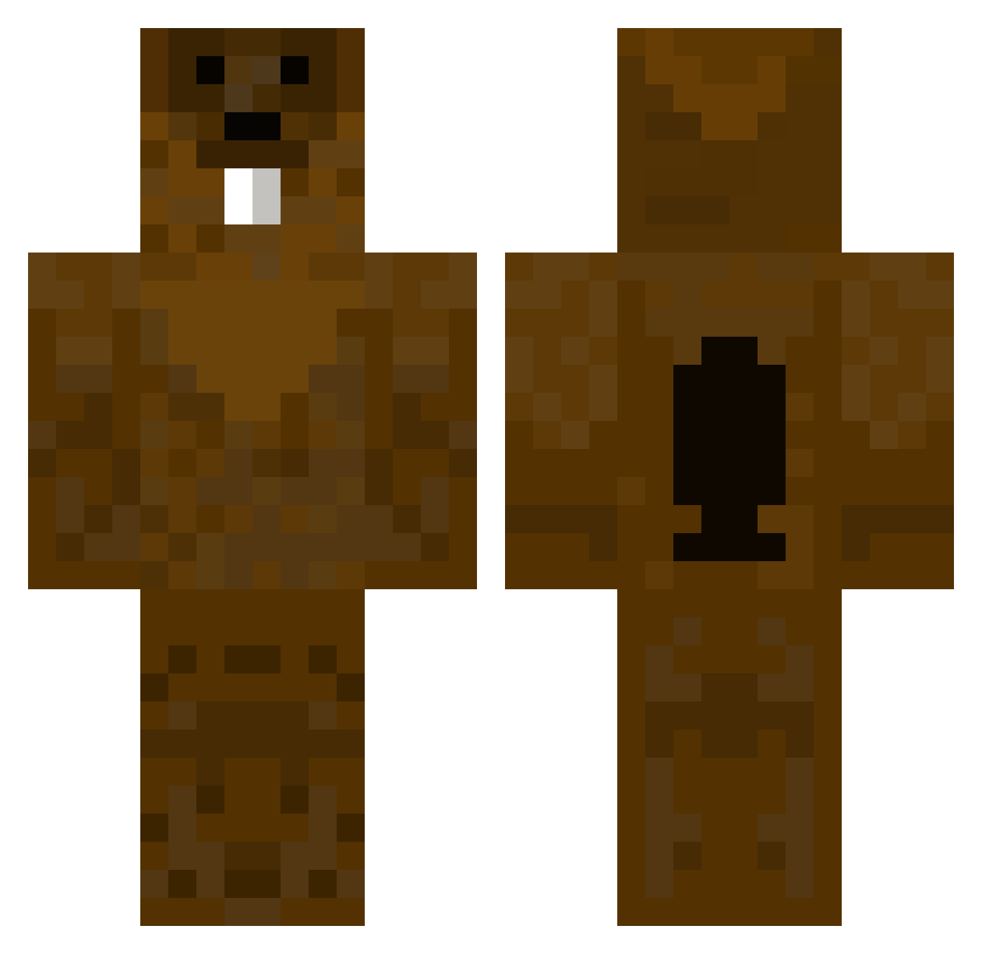 HRIZON_R6 Minecraft skin, front and back view