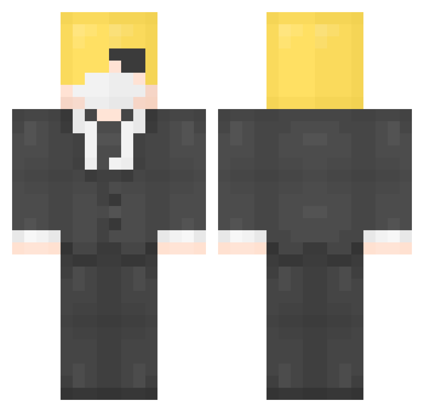 ryuryuryu0113 Minecraft skin, front and back view