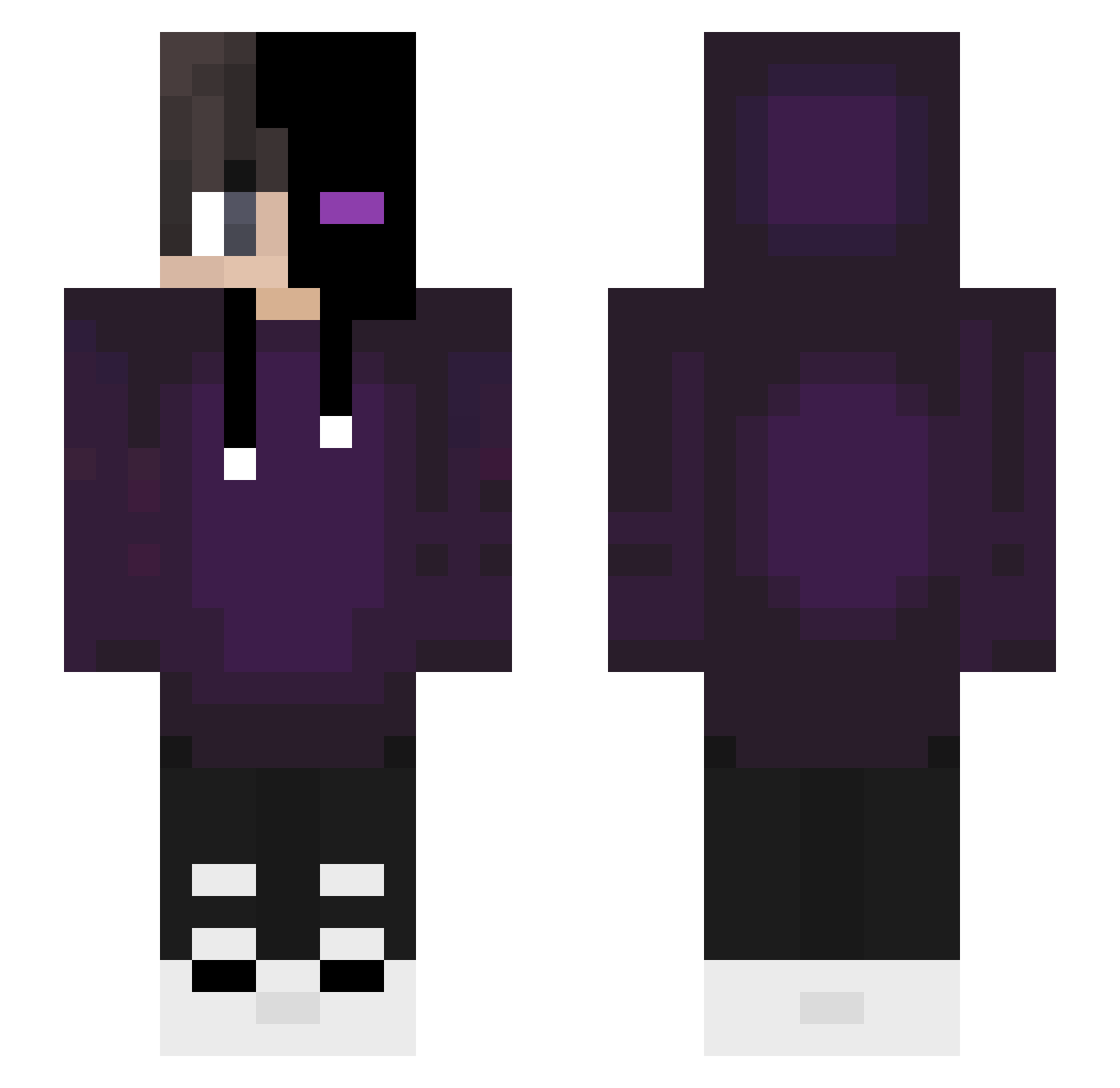Tryhard_4_Life Minecraft skin, front and back view