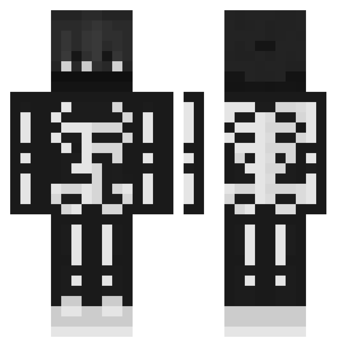 Maximilian412 Minecraft skin, front and back view