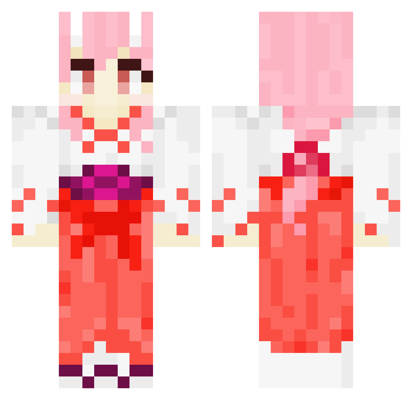 apo_shuna Minecraft skin, front and back view