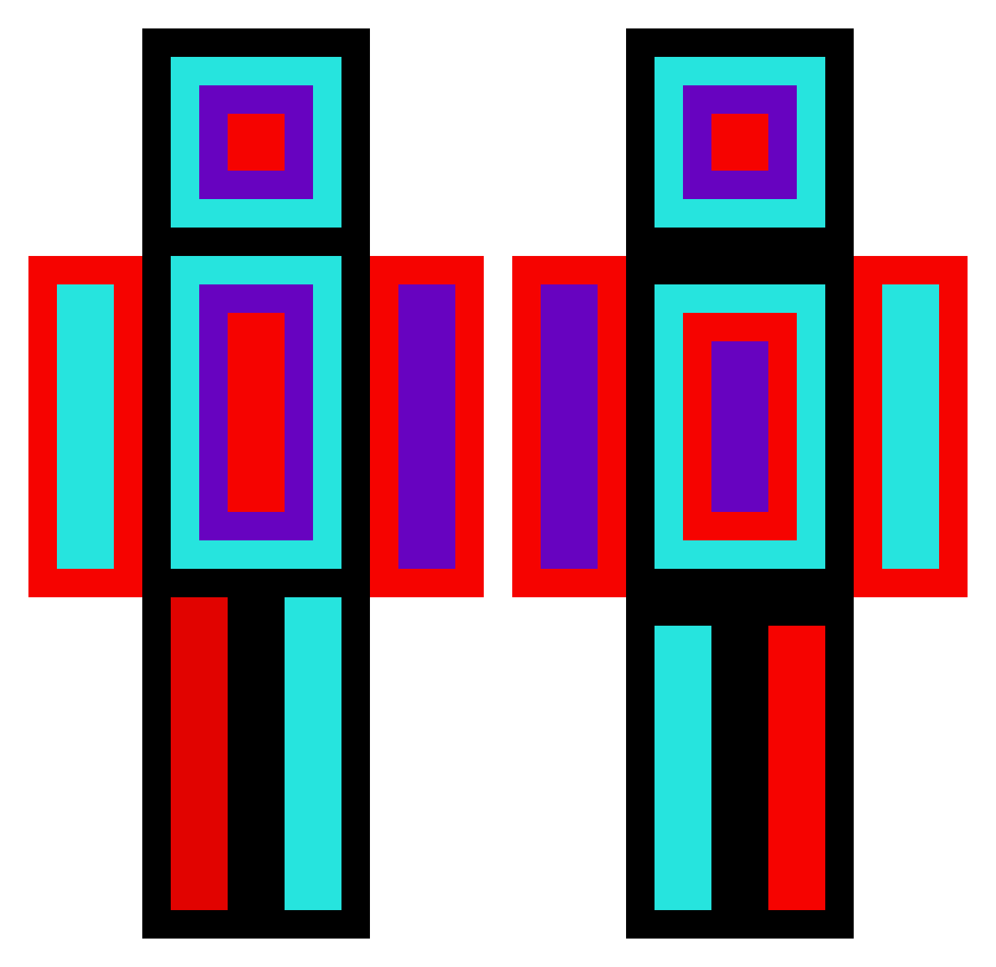 titusspider Minecraft skin, front and back view