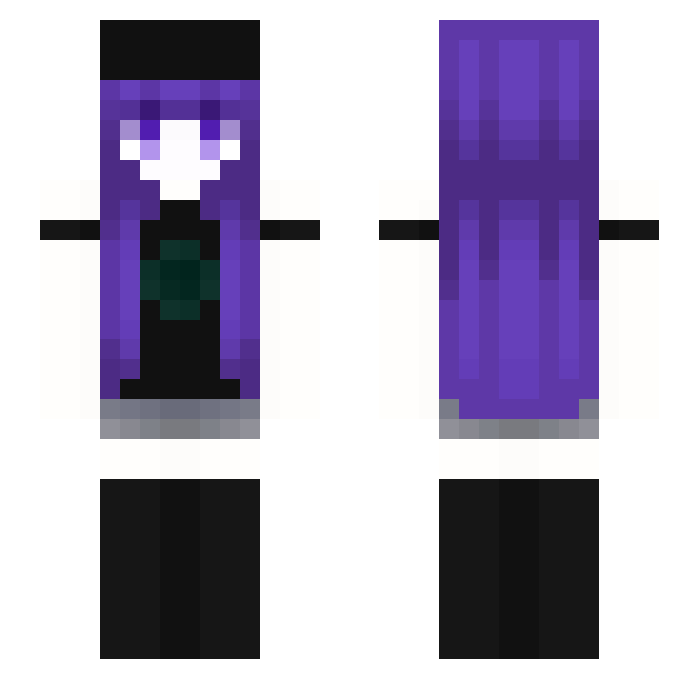 Roy99669 Minecraft skin, front and back view