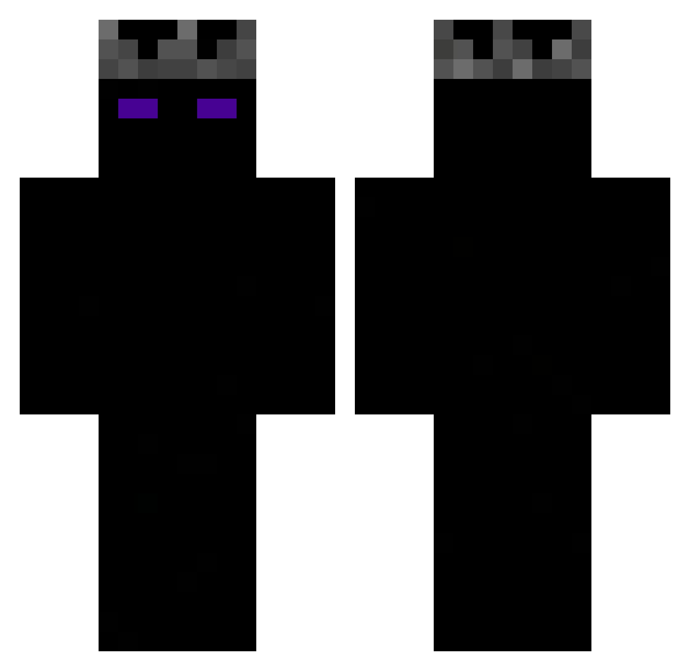 Lxnar07 Minecraft skin, front and back view