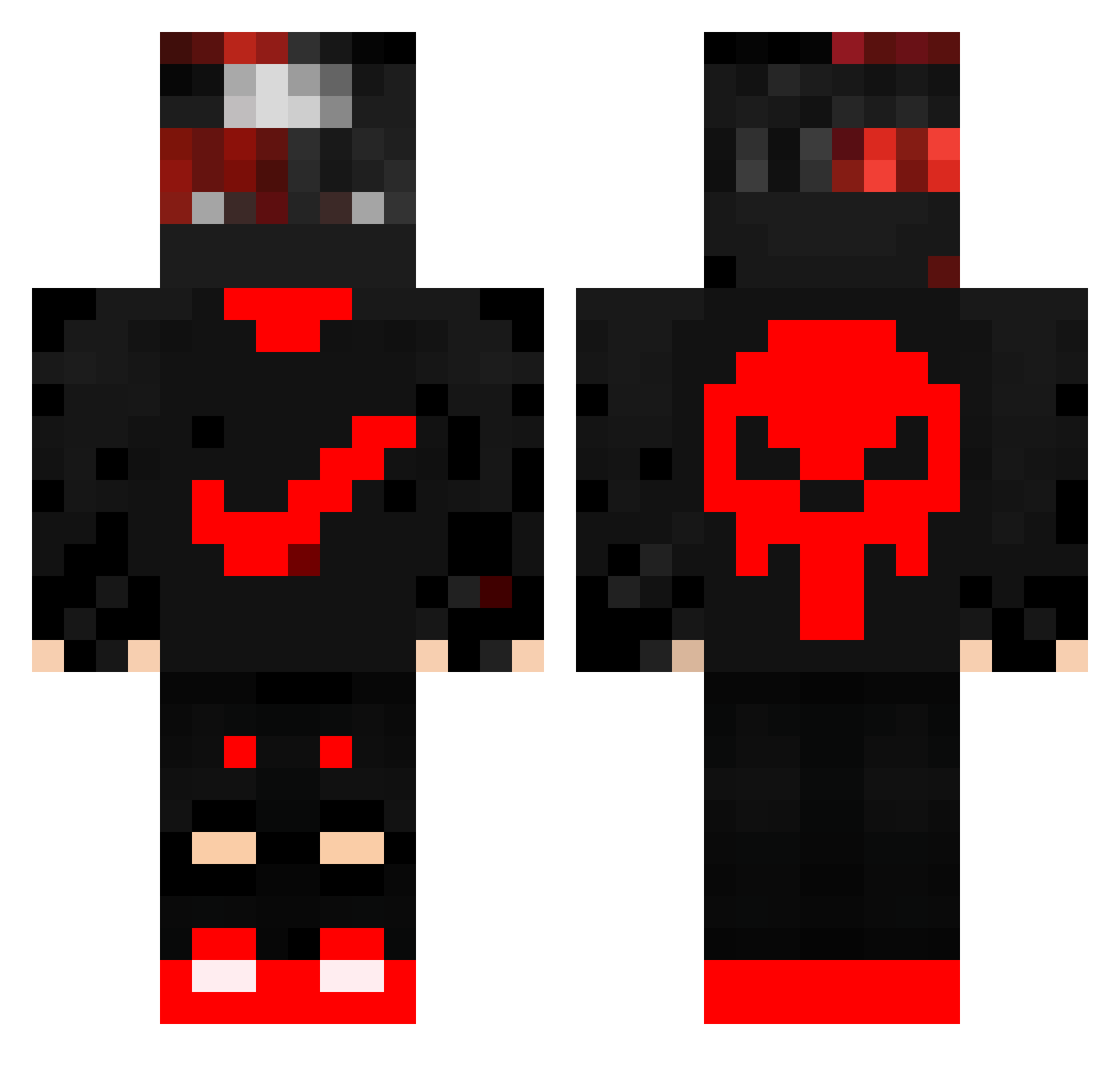 zombielord298 Minecraft skin, front and back view