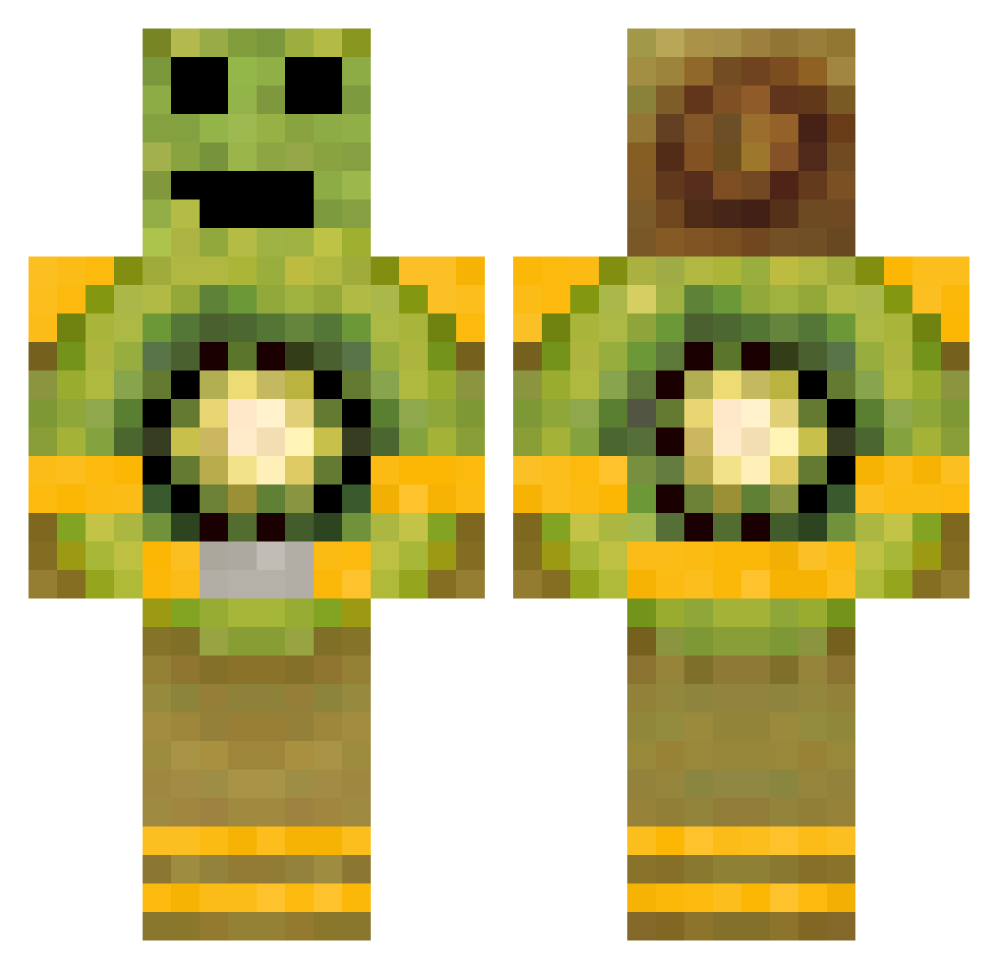 1311331 Minecraft skin, front and back view