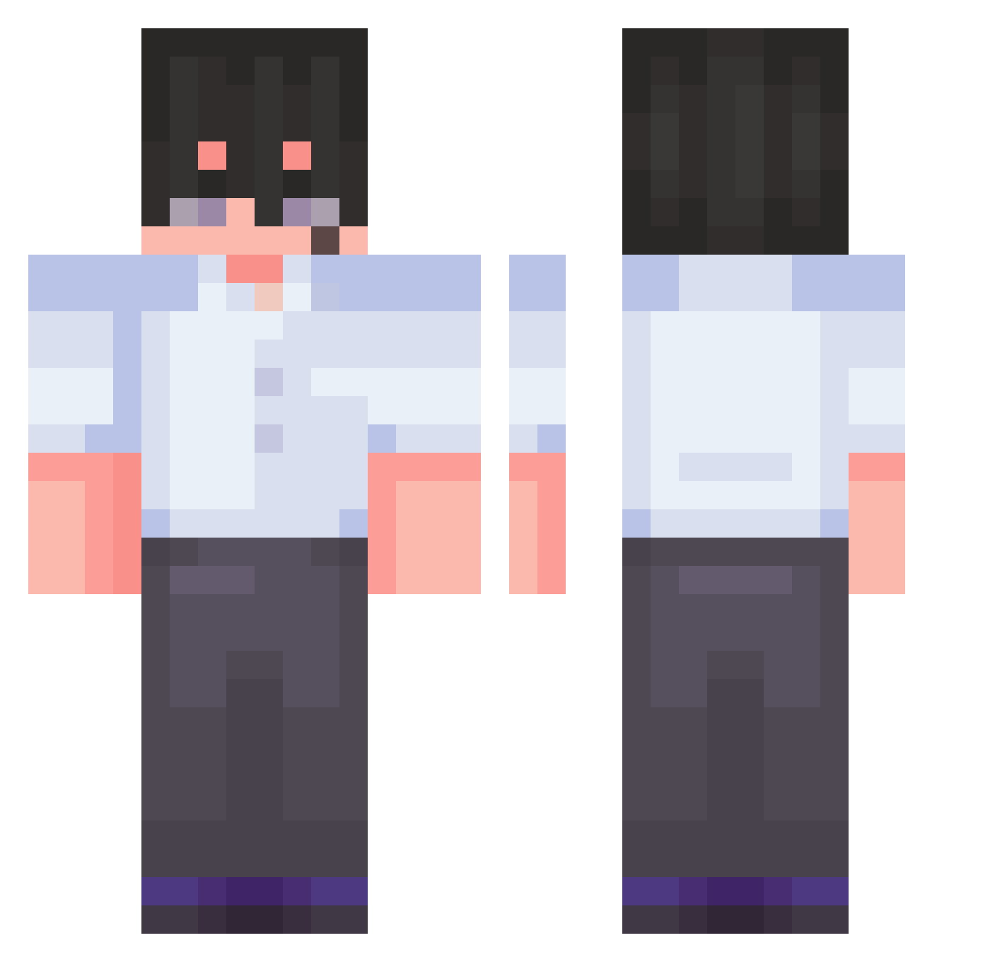 shaddaii_ Minecraft skin, front and back view