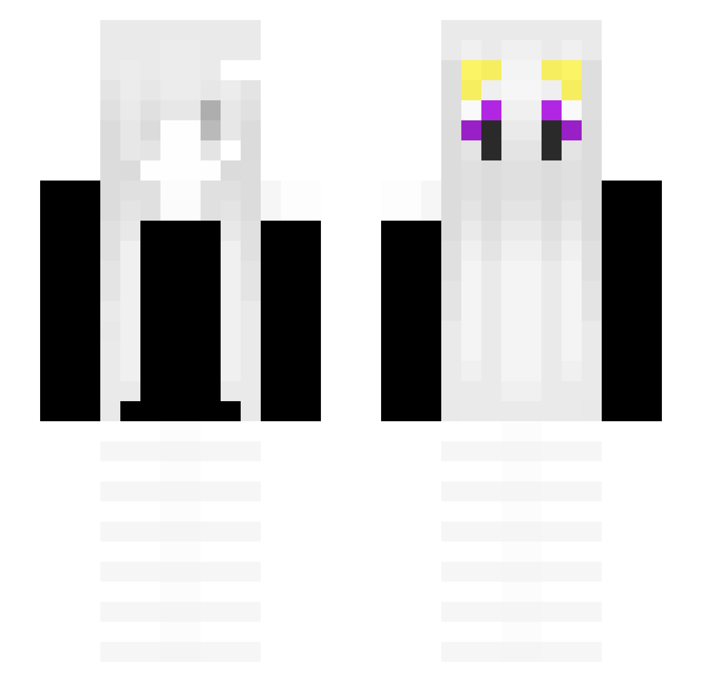__Auxilium__ Minecraft skin, front and back view