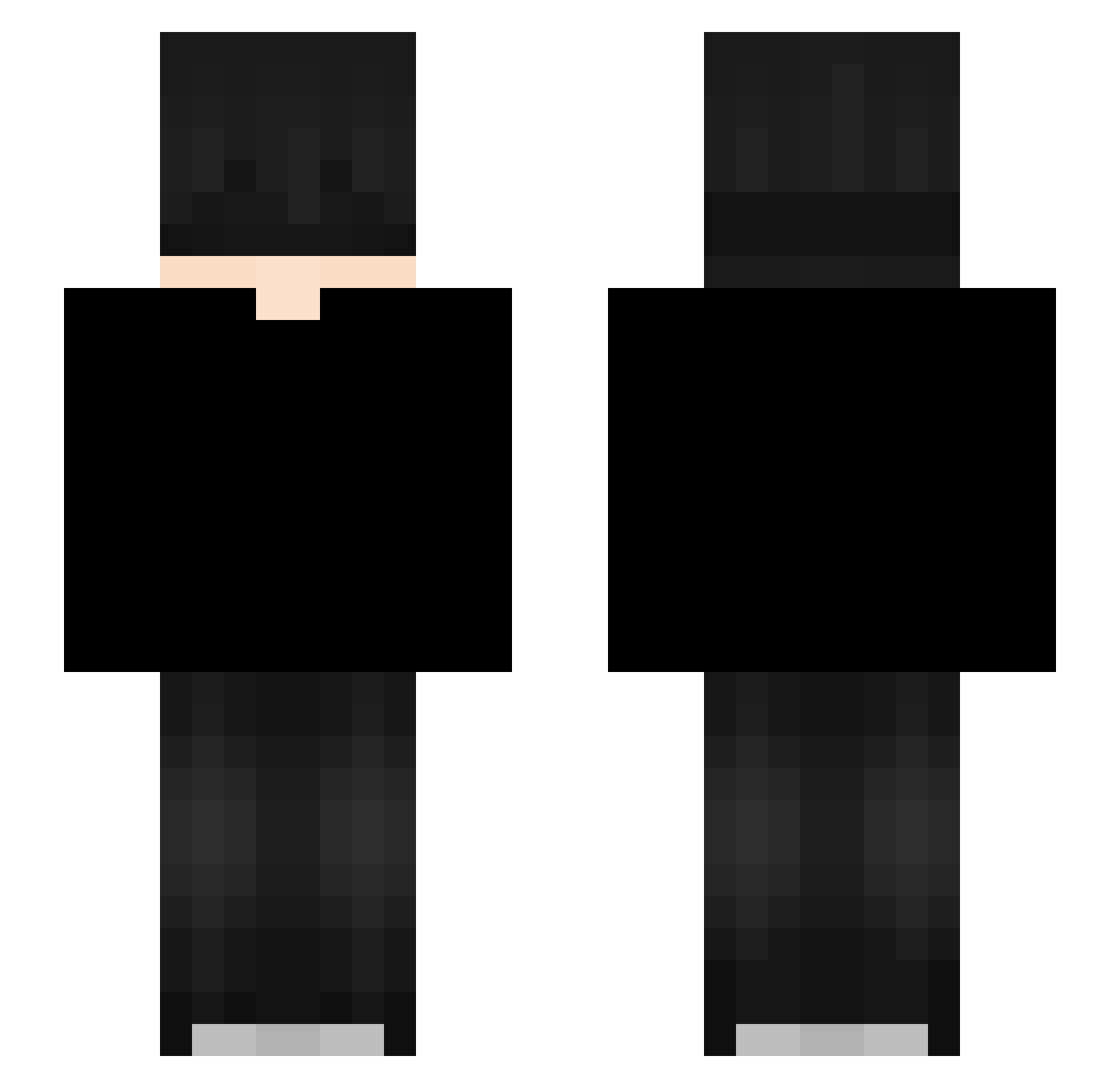 _AprilMC_ Minecraft skin, front and back view