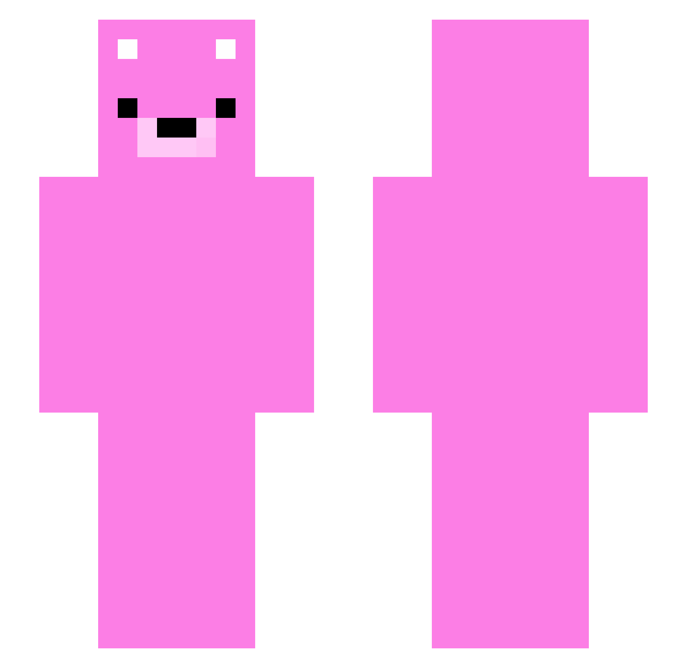XuprmeRobin Minecraft skin, front and back view