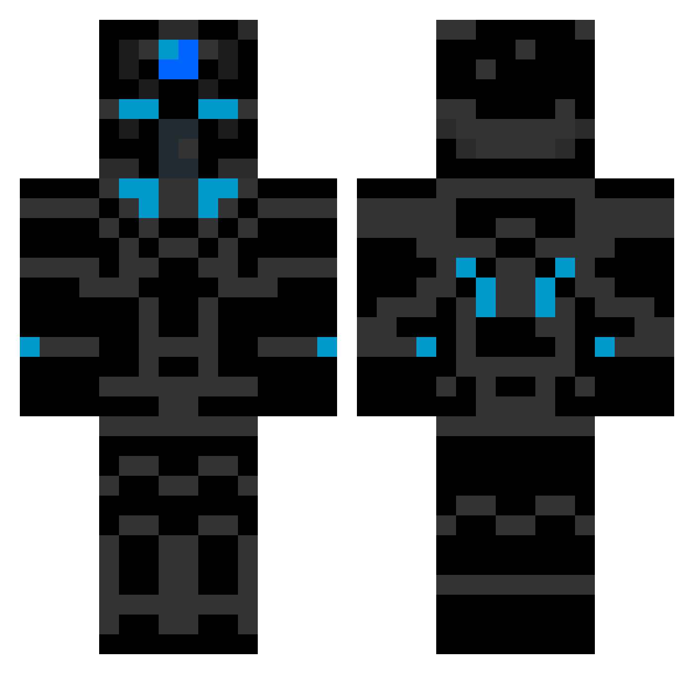 judoalex7 Minecraft skin, front and back view