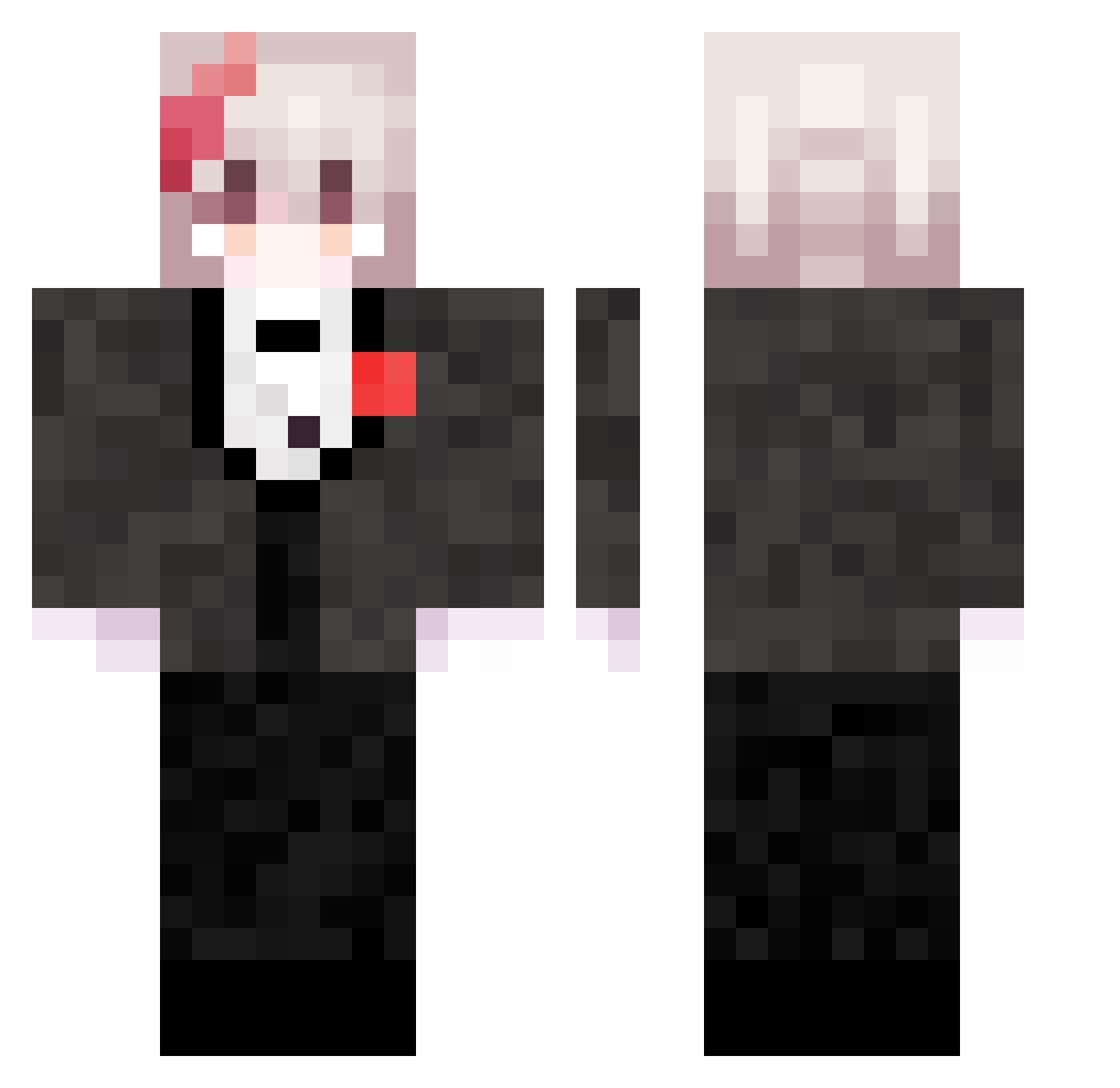 Swezzy_Swag Minecraft skin, front and back view