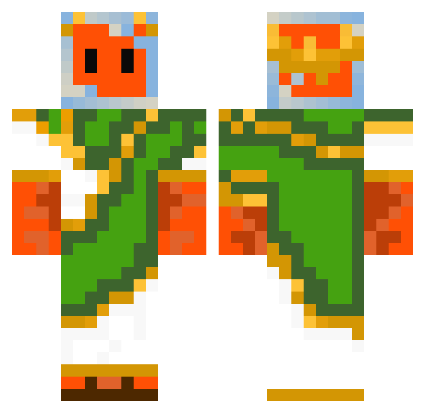 The_Potion_Man_ Minecraft skin, front and back view