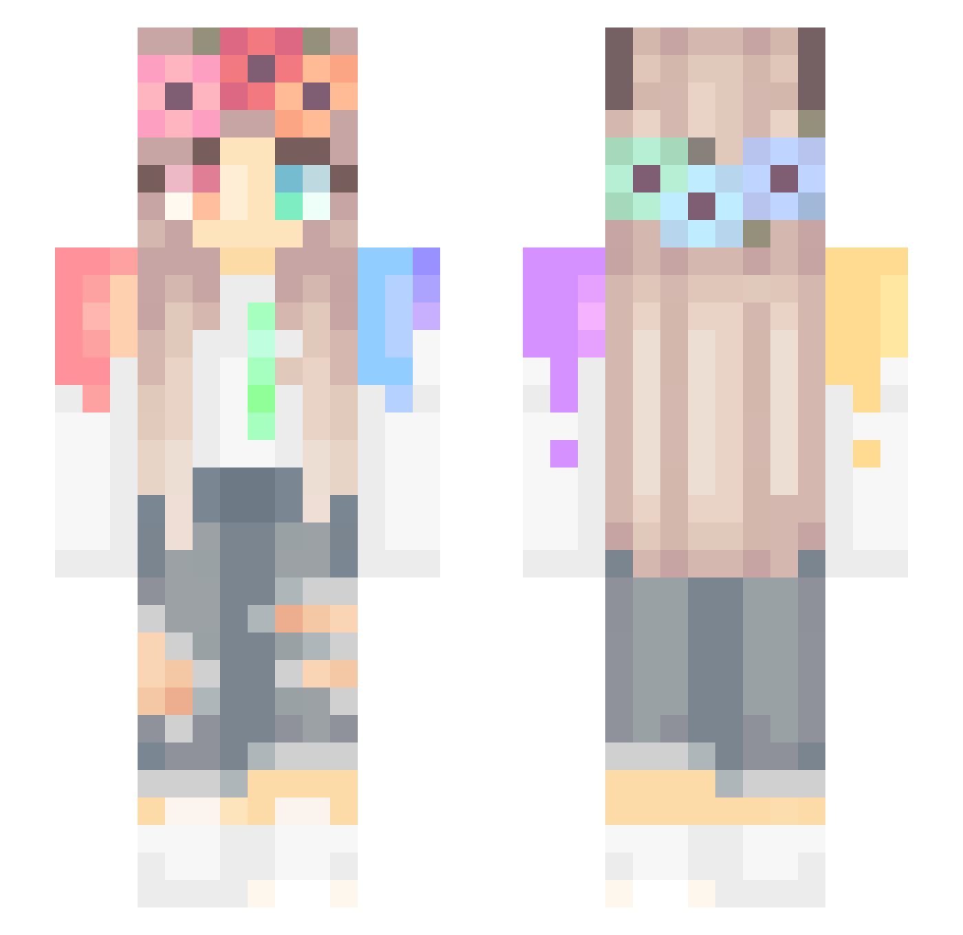ri_bread Minecraft skin, front and back view