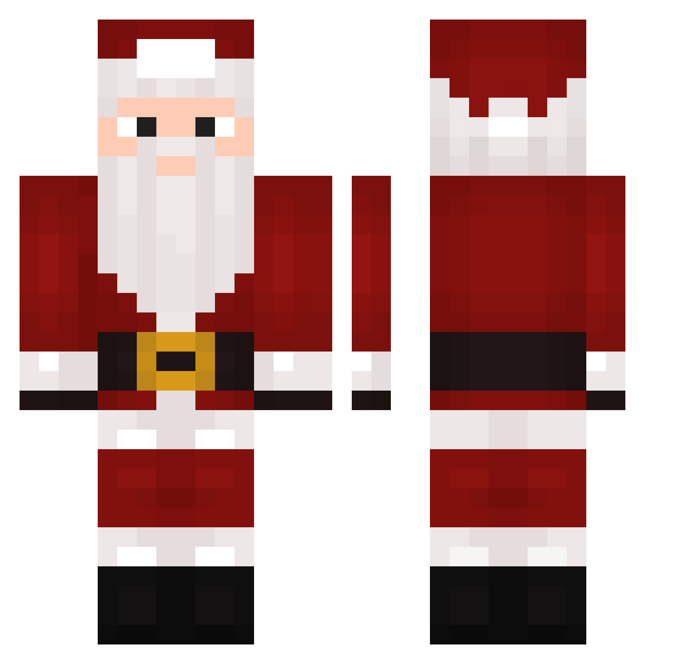 Florian_111 Minecraft skin, front and back view