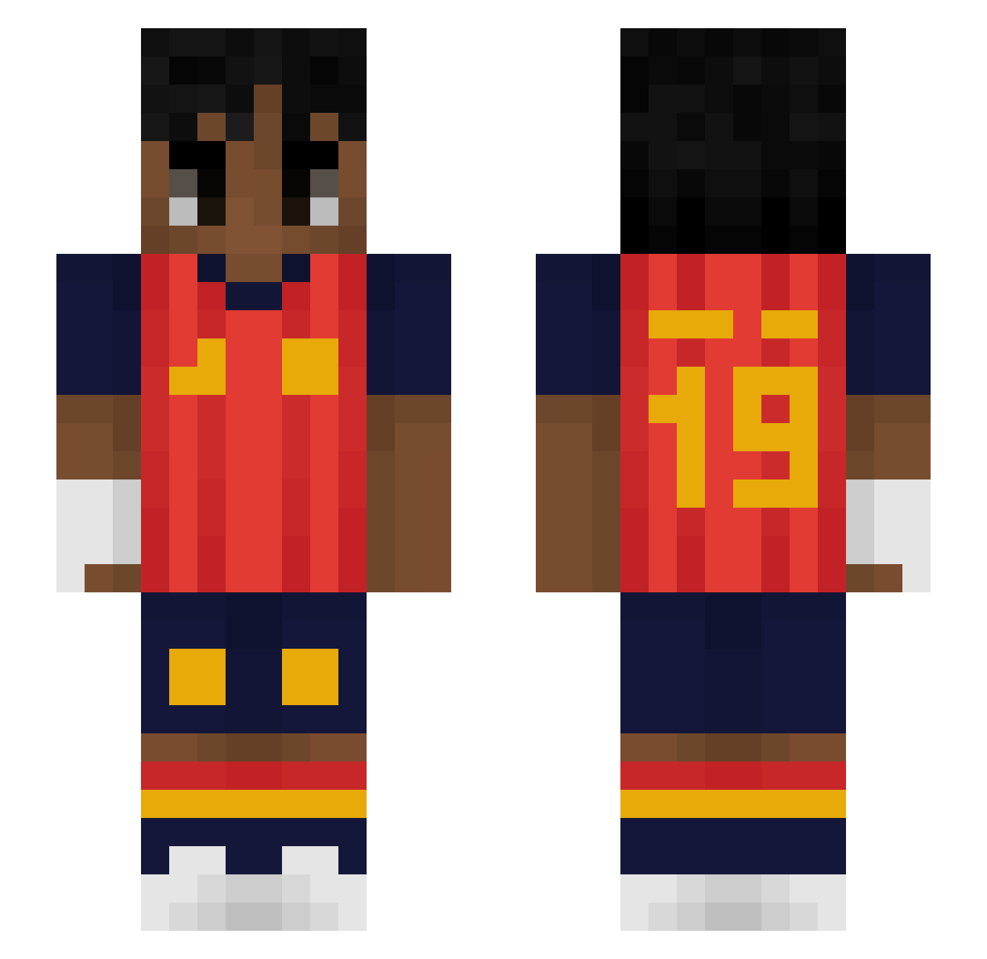 _Aliby_ Minecraft skin, front and back view