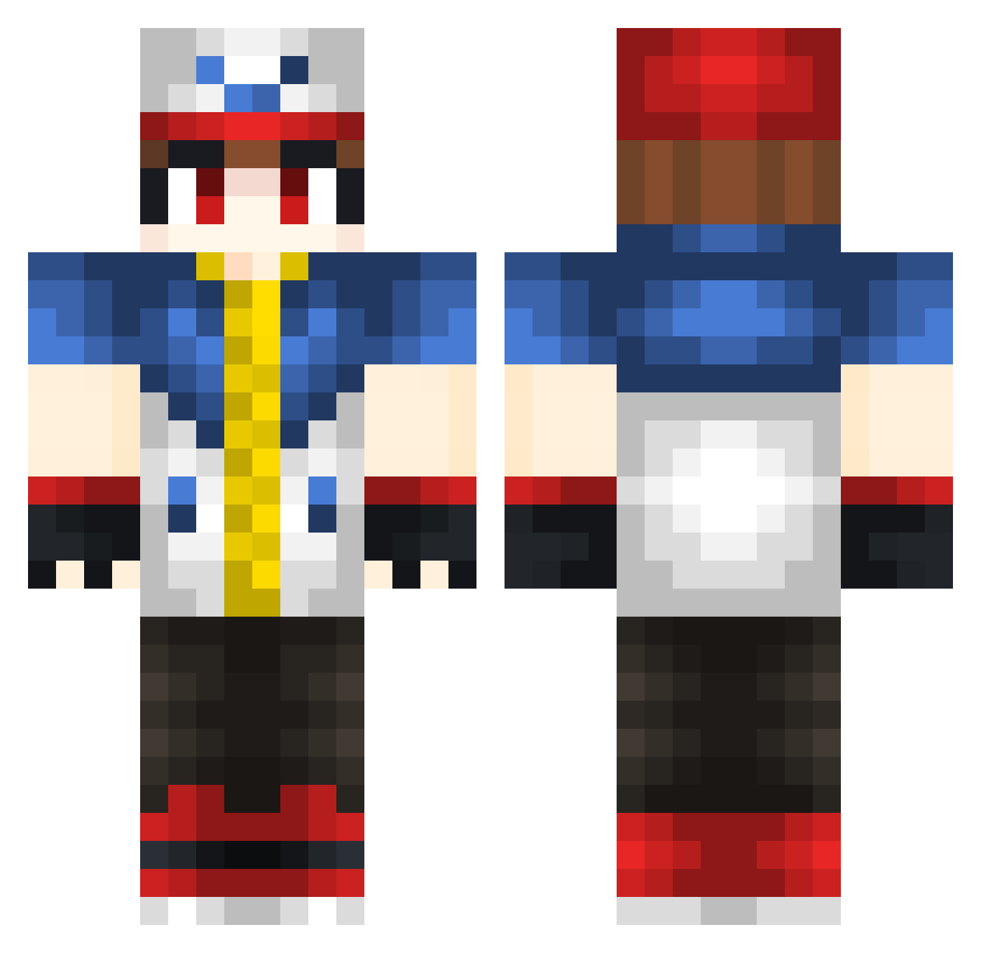 tom_12_msn Minecraft skin, front and back view