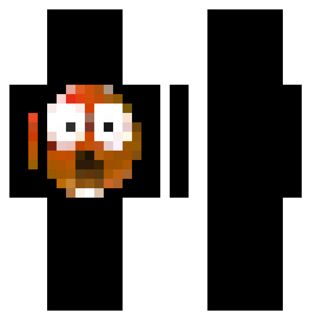 trylz_ Minecraft skin, front and back view
