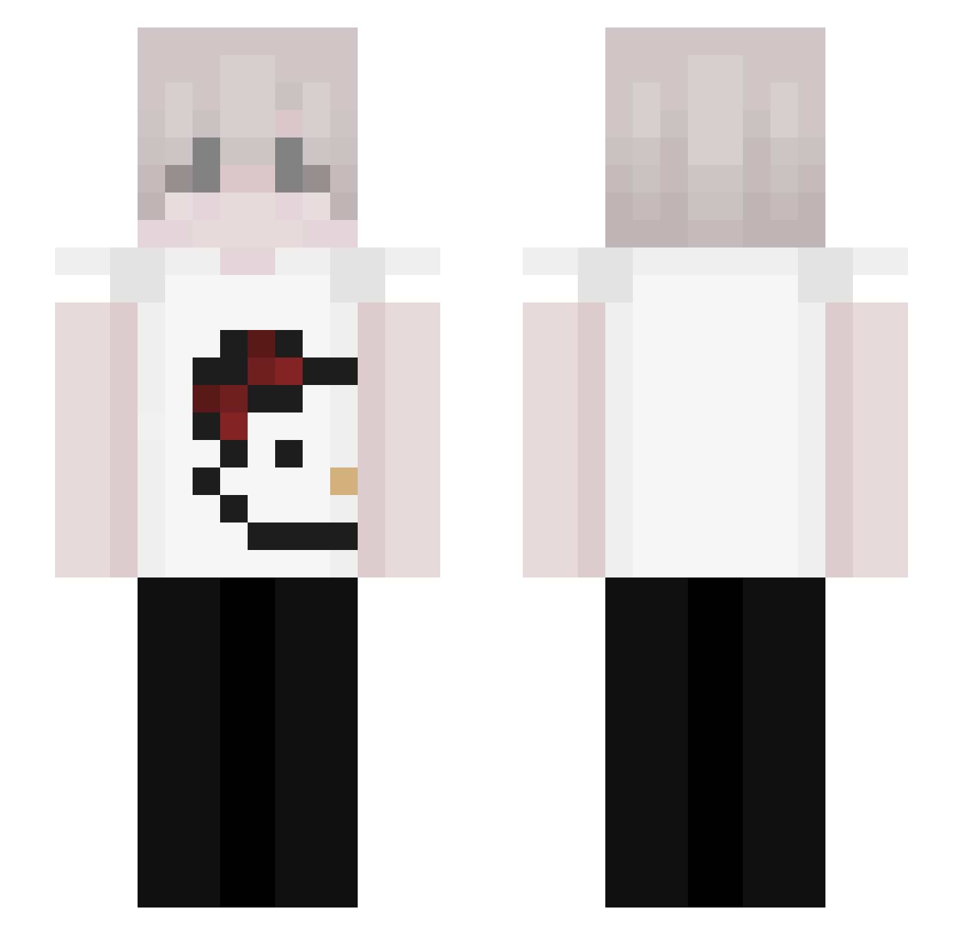 xvez_ Minecraft skin, front and back view