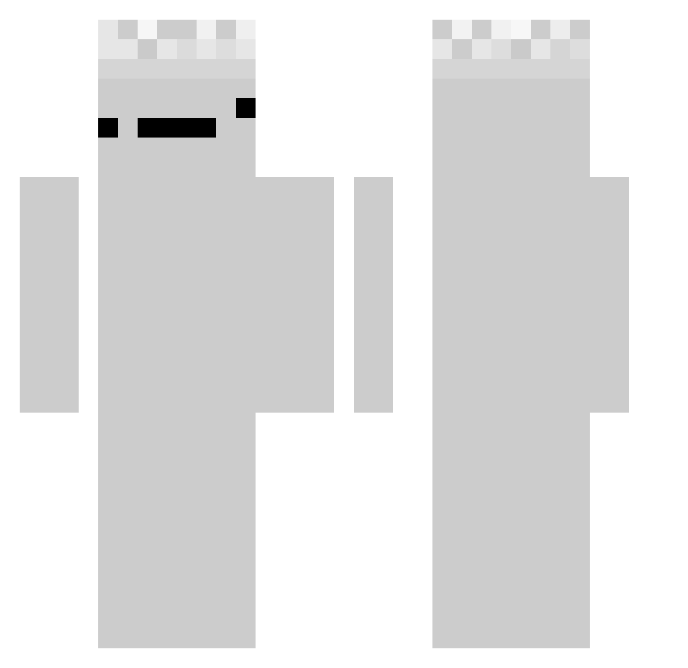 tiger154 Minecraft skin, front and back view