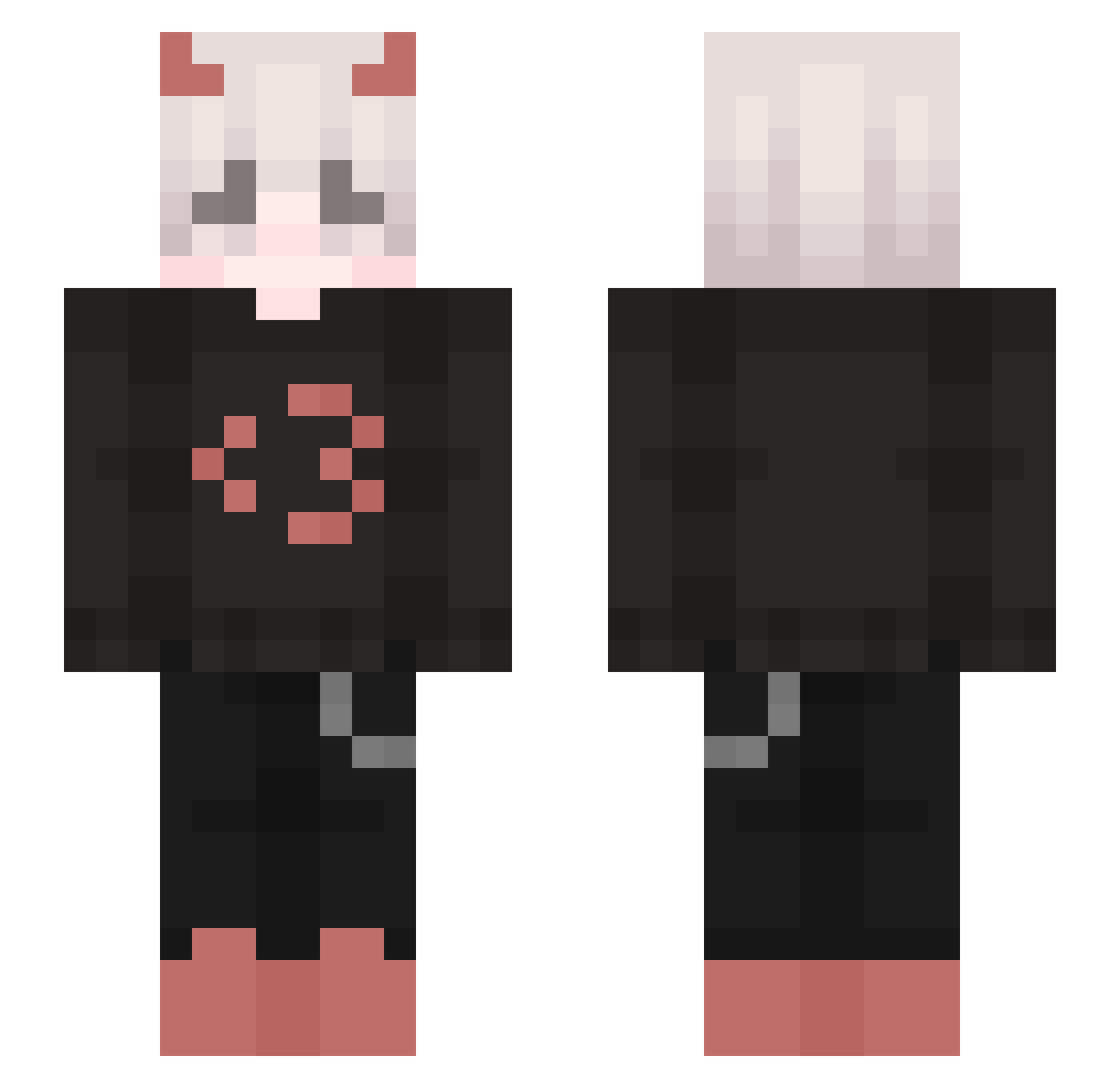 FthLqgeadoh_ Minecraft skin, front and back view