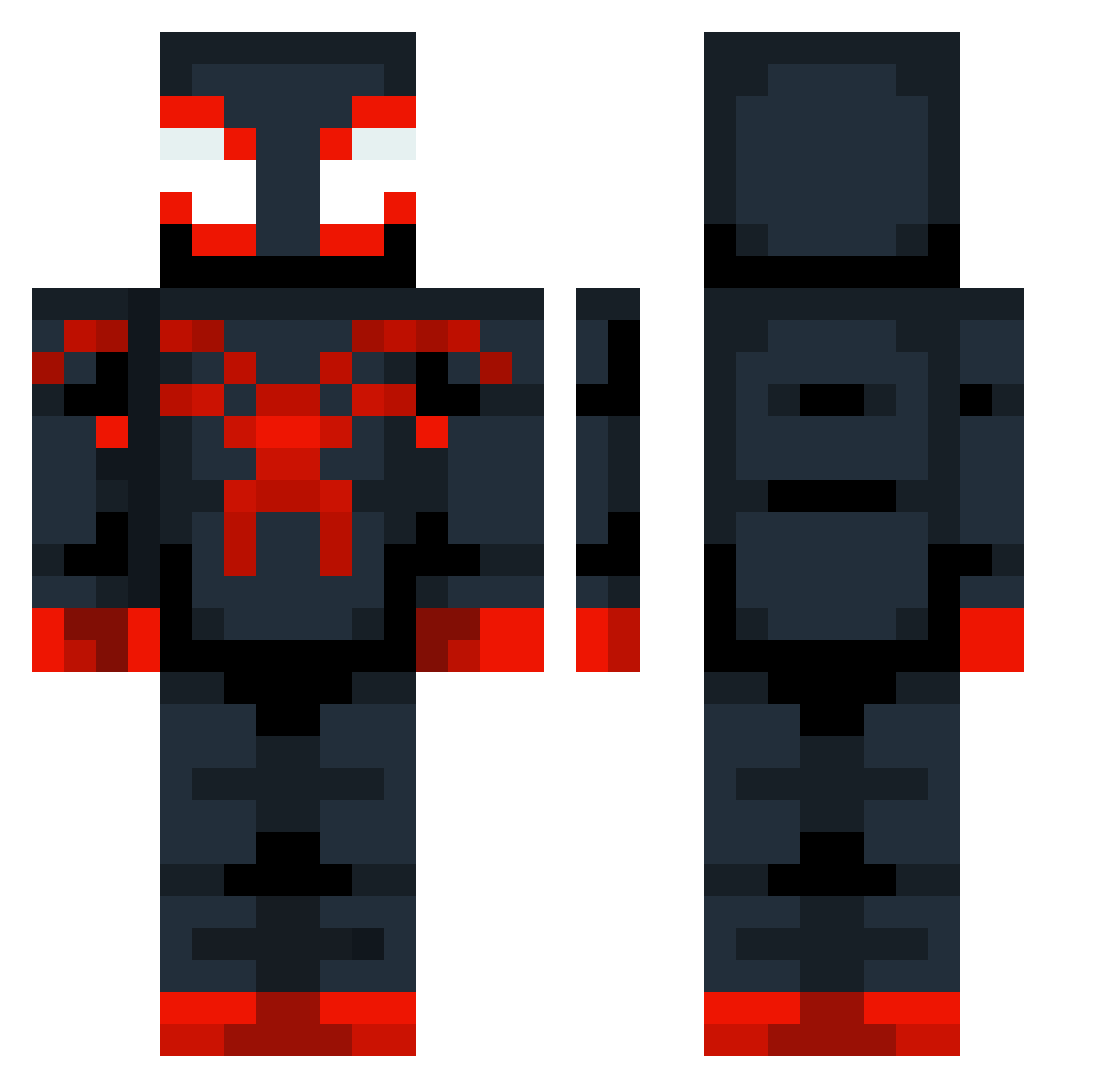 wwwppm416 Minecraft skin, front and back view