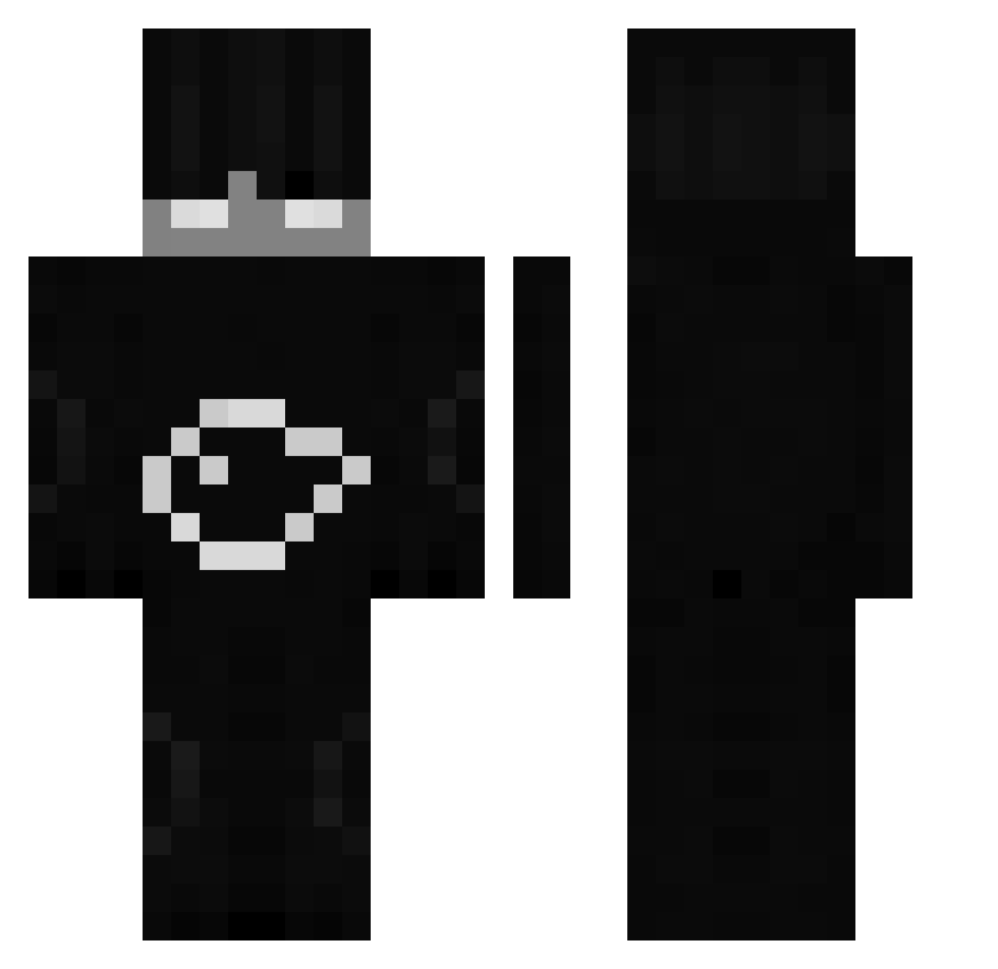 Delta_Centauri Minecraft skin, front and back view