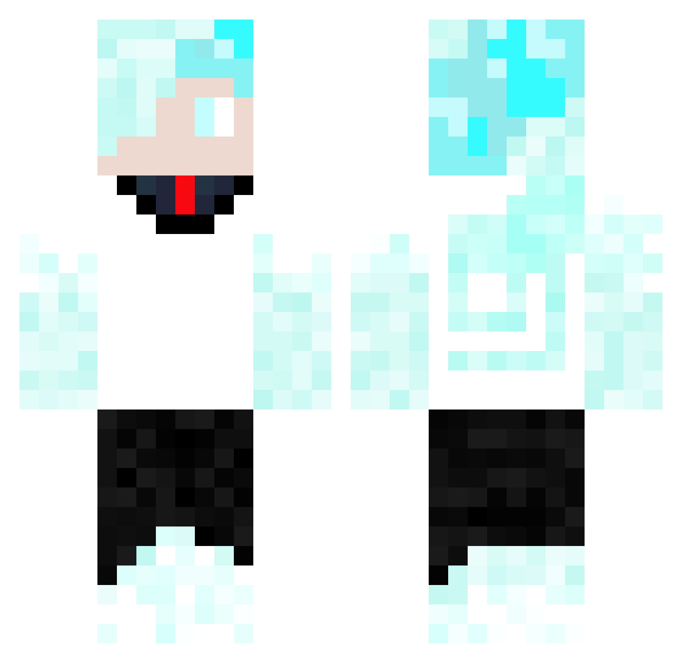 SargeTANK Minecraft skin, front and back view