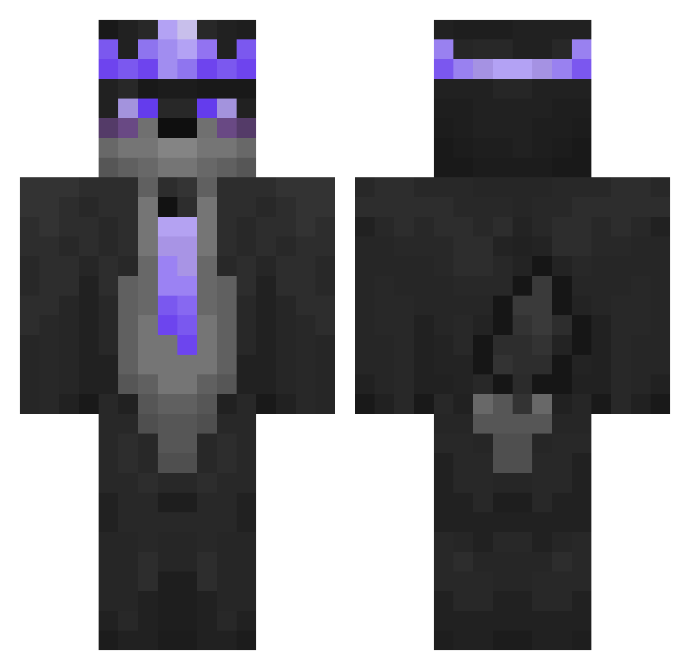 LoWenI0718 Minecraft skin, front and back view