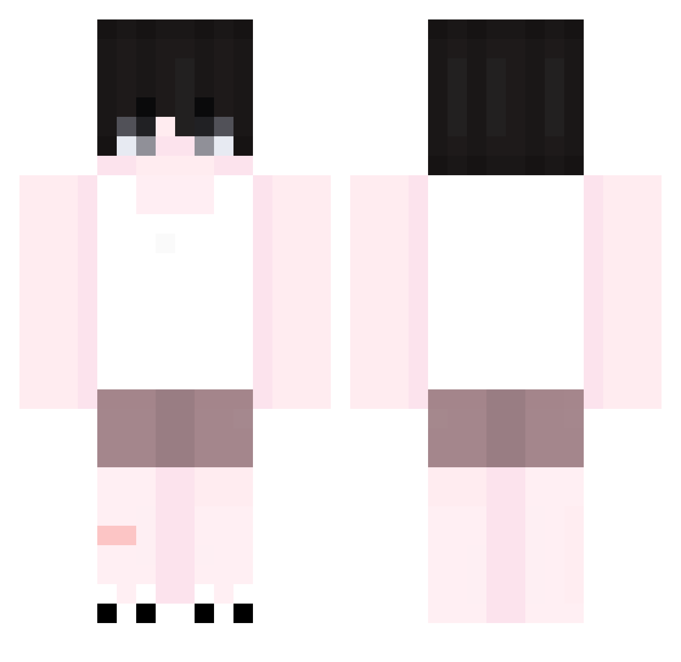 Sqwerz_9 Minecraft skin, front and back view