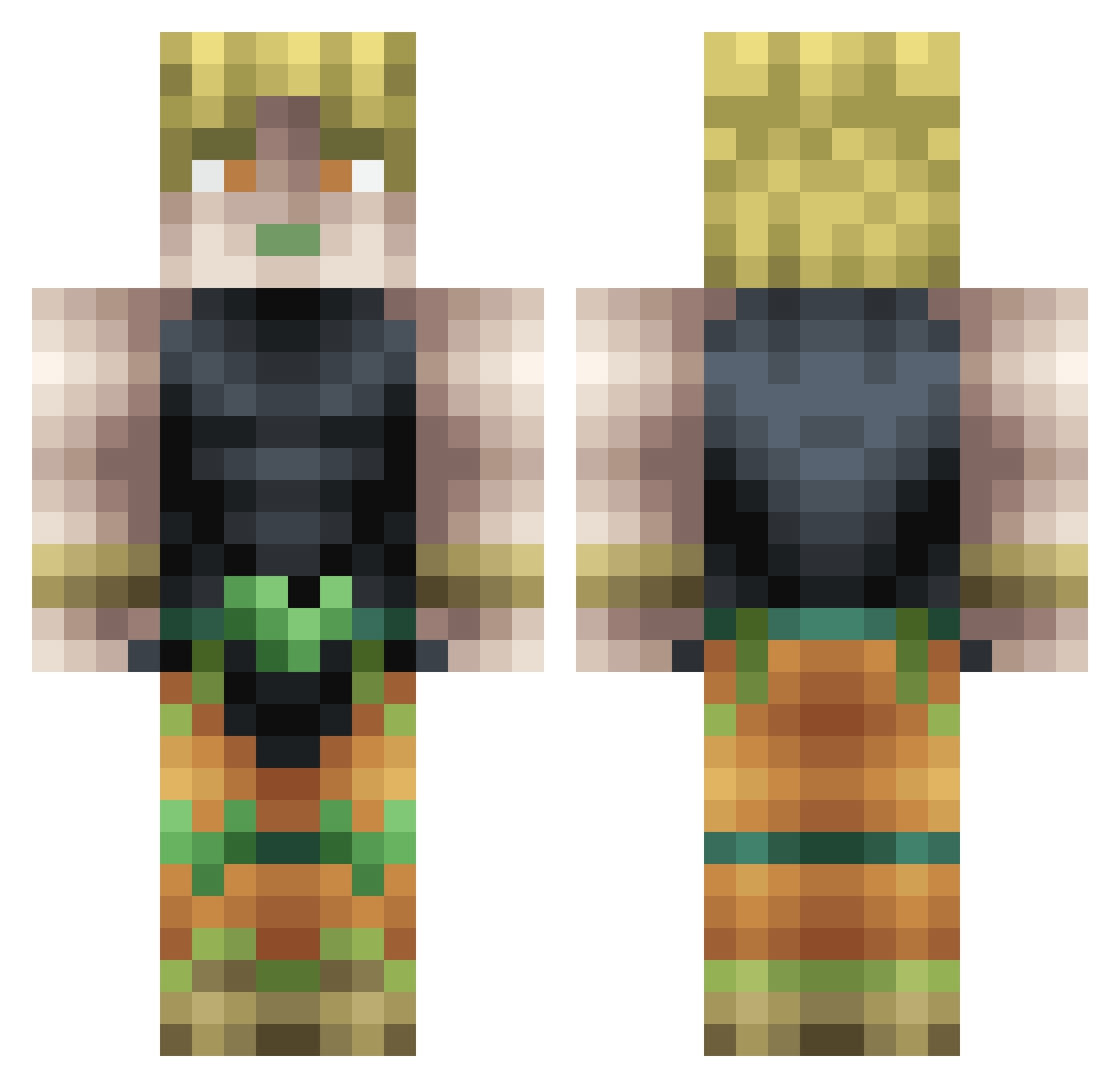 louis__911 Minecraft skin, front and back view