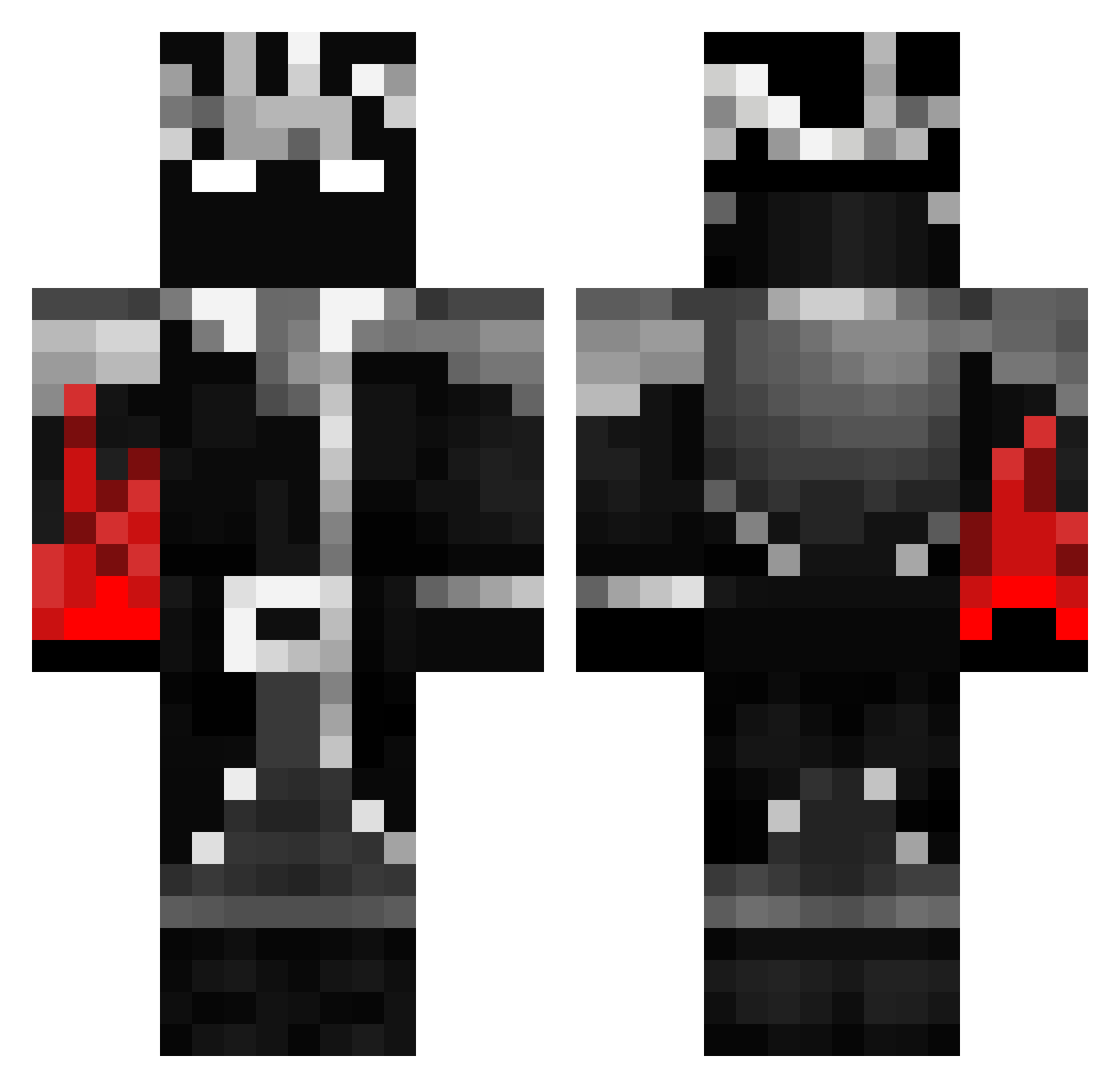 Jayden_KUN Minecraft skin, front and back view
