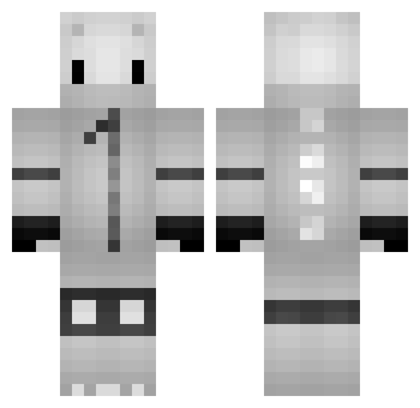 especial_kevito Minecraft skin, front and back view