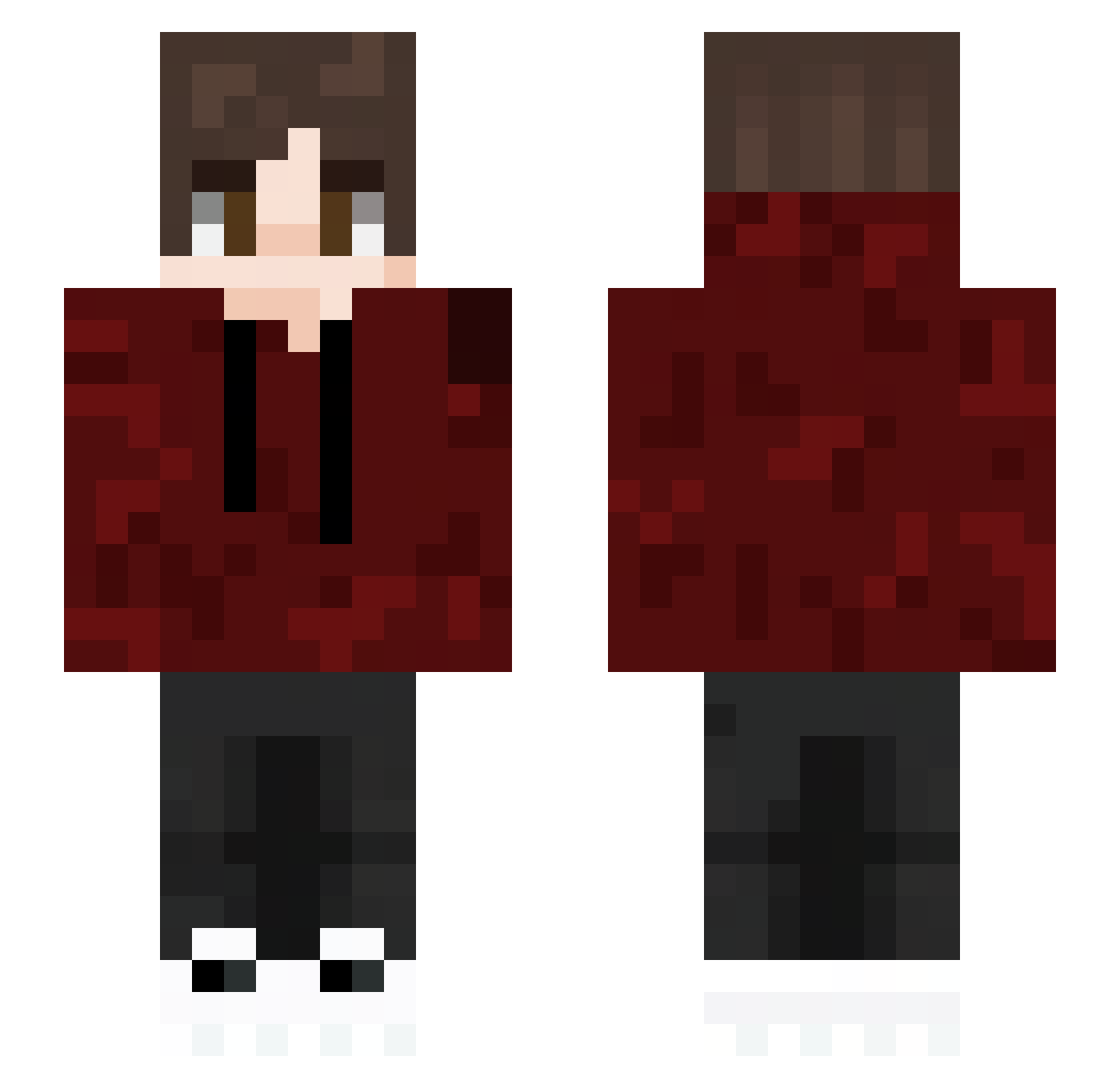 uglyJoe27 Minecraft skin, front and back view