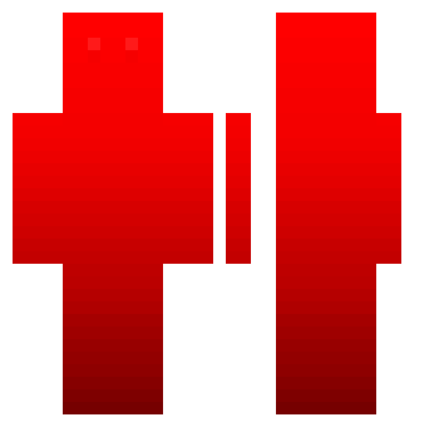 Subturnal Minecraft skin, front and back view