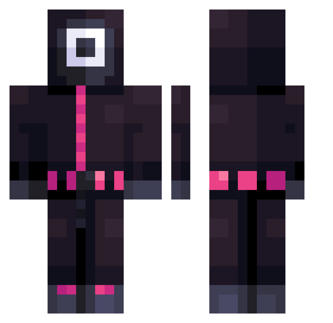 elian1309 Minecraft skin, front and back view