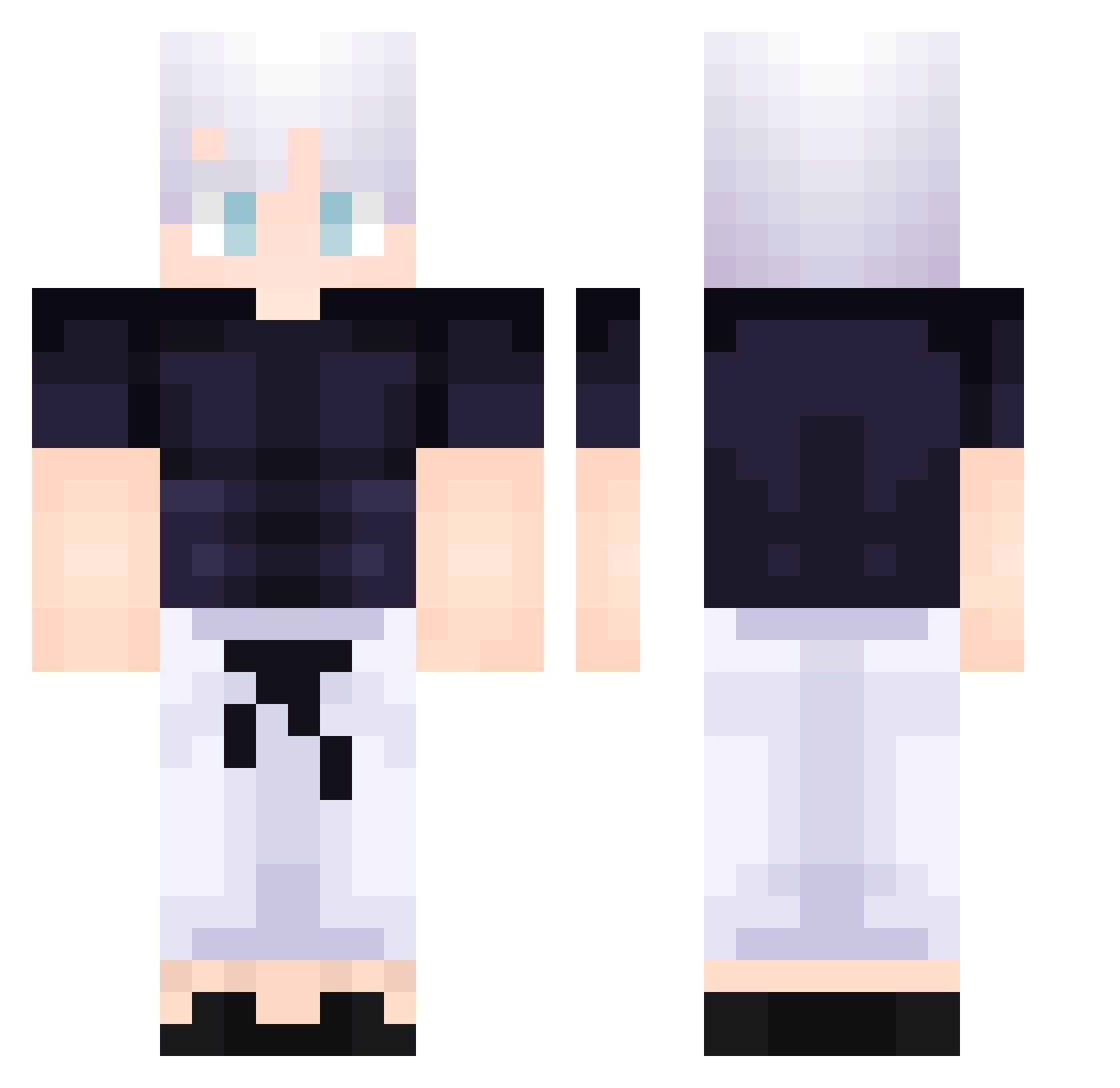 Amos_Ooo Minecraft skin, front and back view